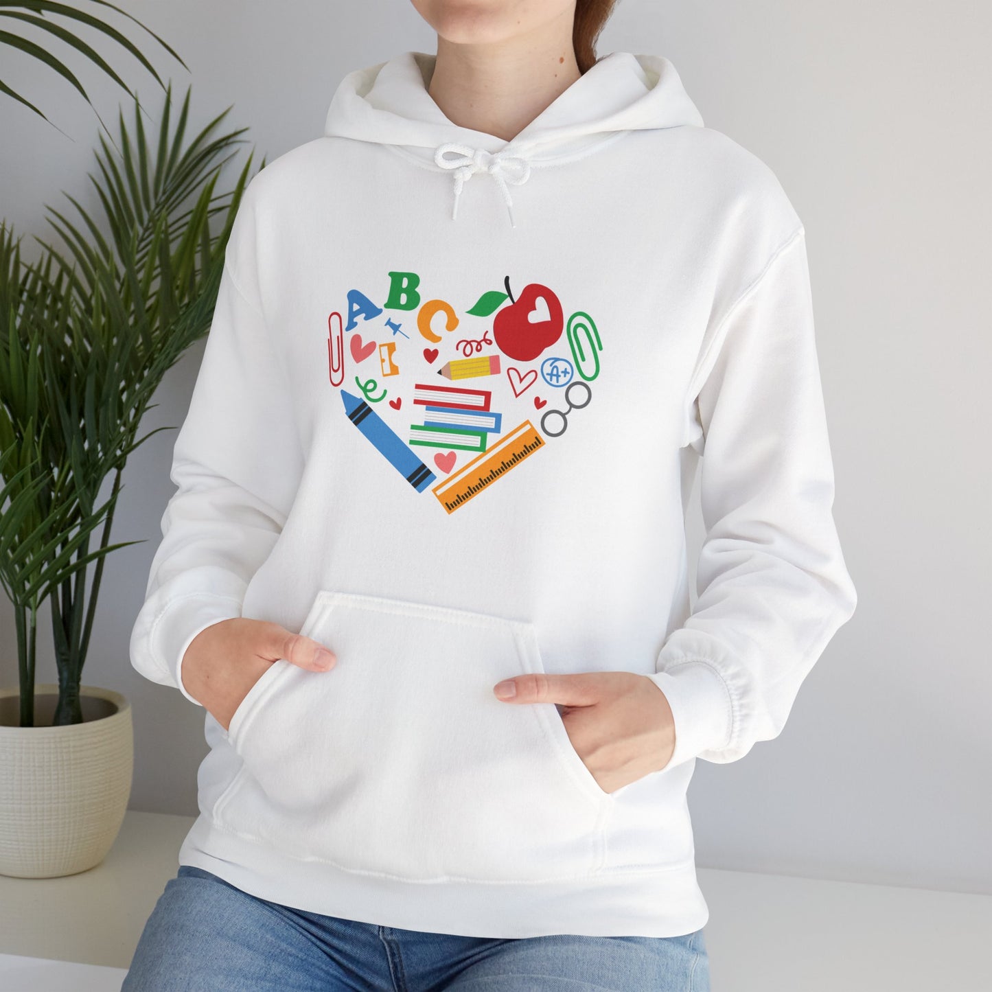A,B,C, Unisex Heavy Blend™ Hooded Sweatshirt