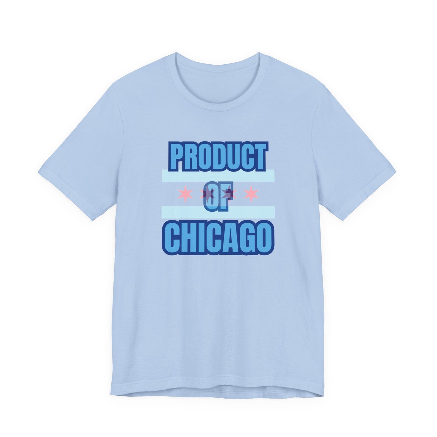 Product Of Chicago Unisex Jersey Short Sleeve Tee