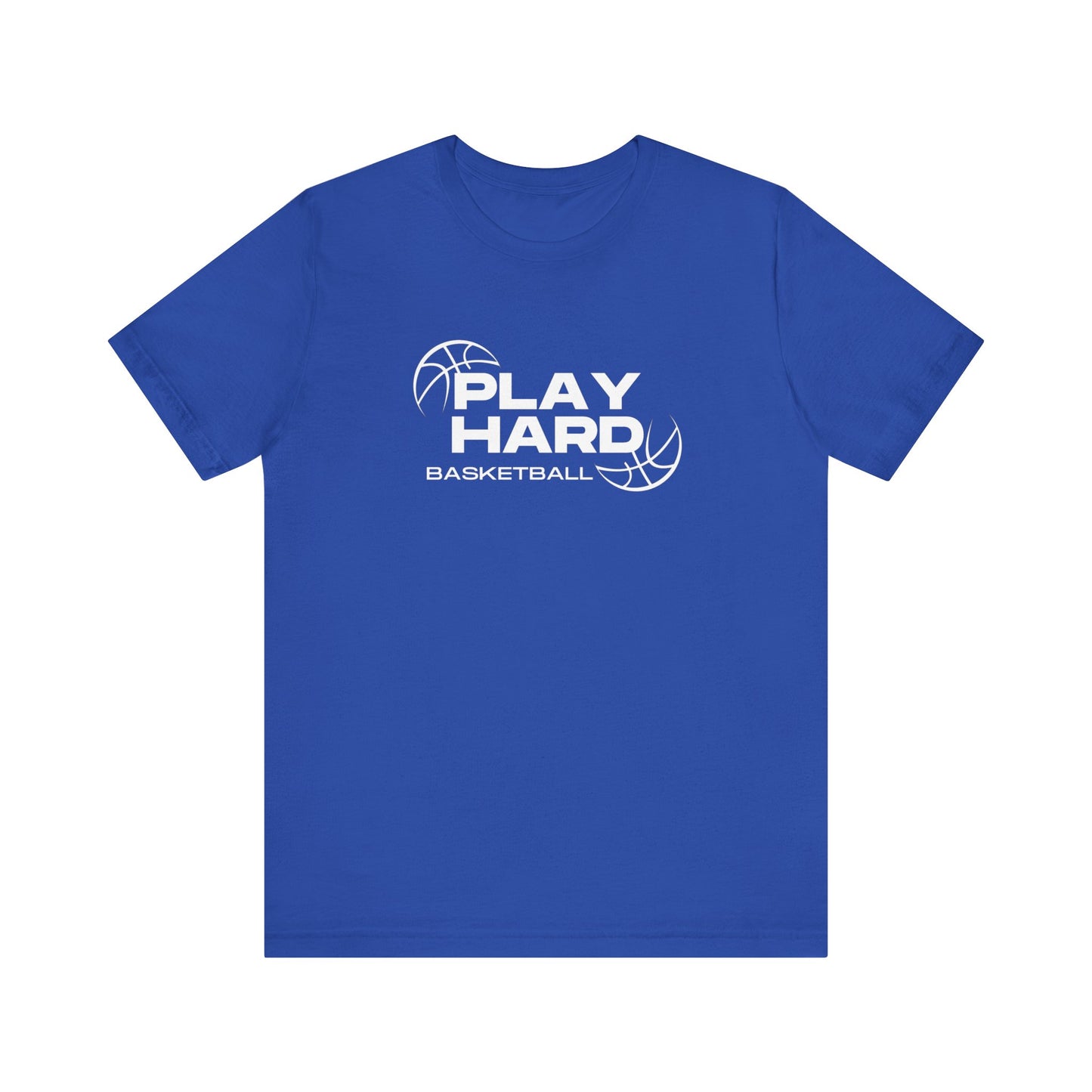 Basketball/ Play Hard Unisex Jersey Short Sleeve Tee