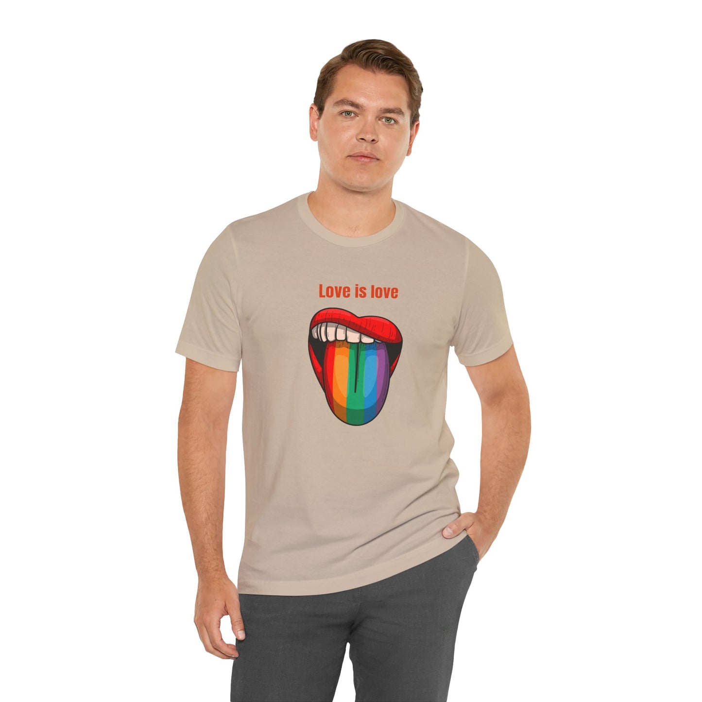 Love Is Love Unisex Jersey Short Sleeve Tee