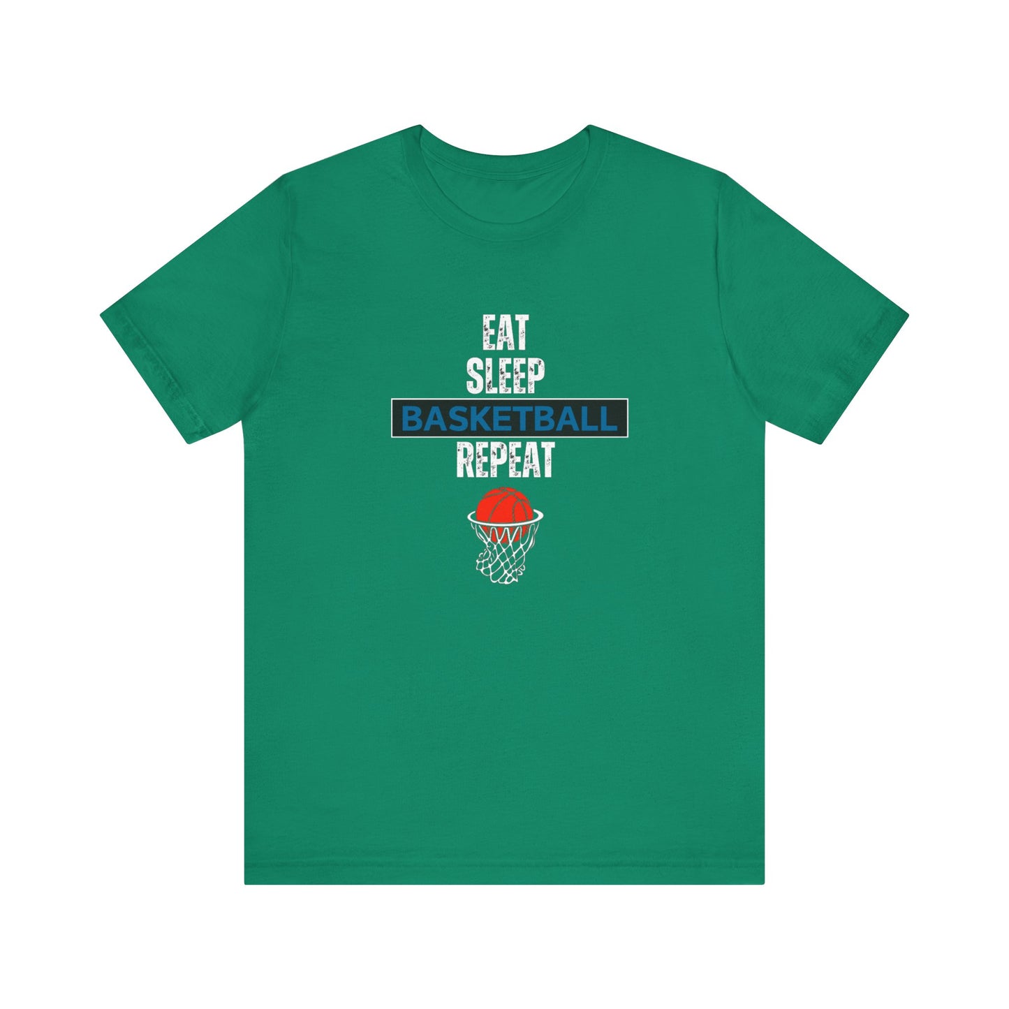 Eat, Sleep, Basketball, Repeat Unisex Jersey Short Sleeve Tee