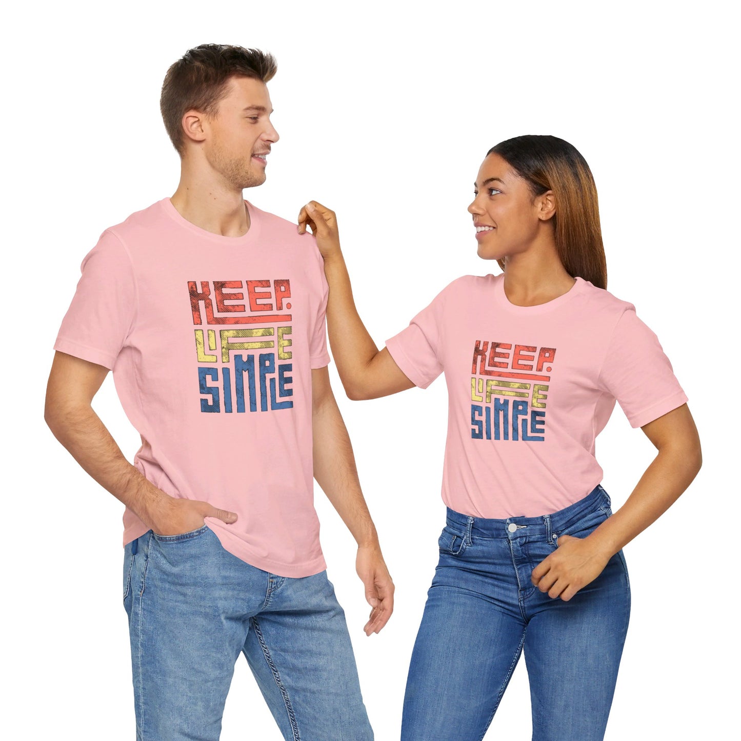 Keep Life Simple Unisex Jersey Short Sleeve Tee