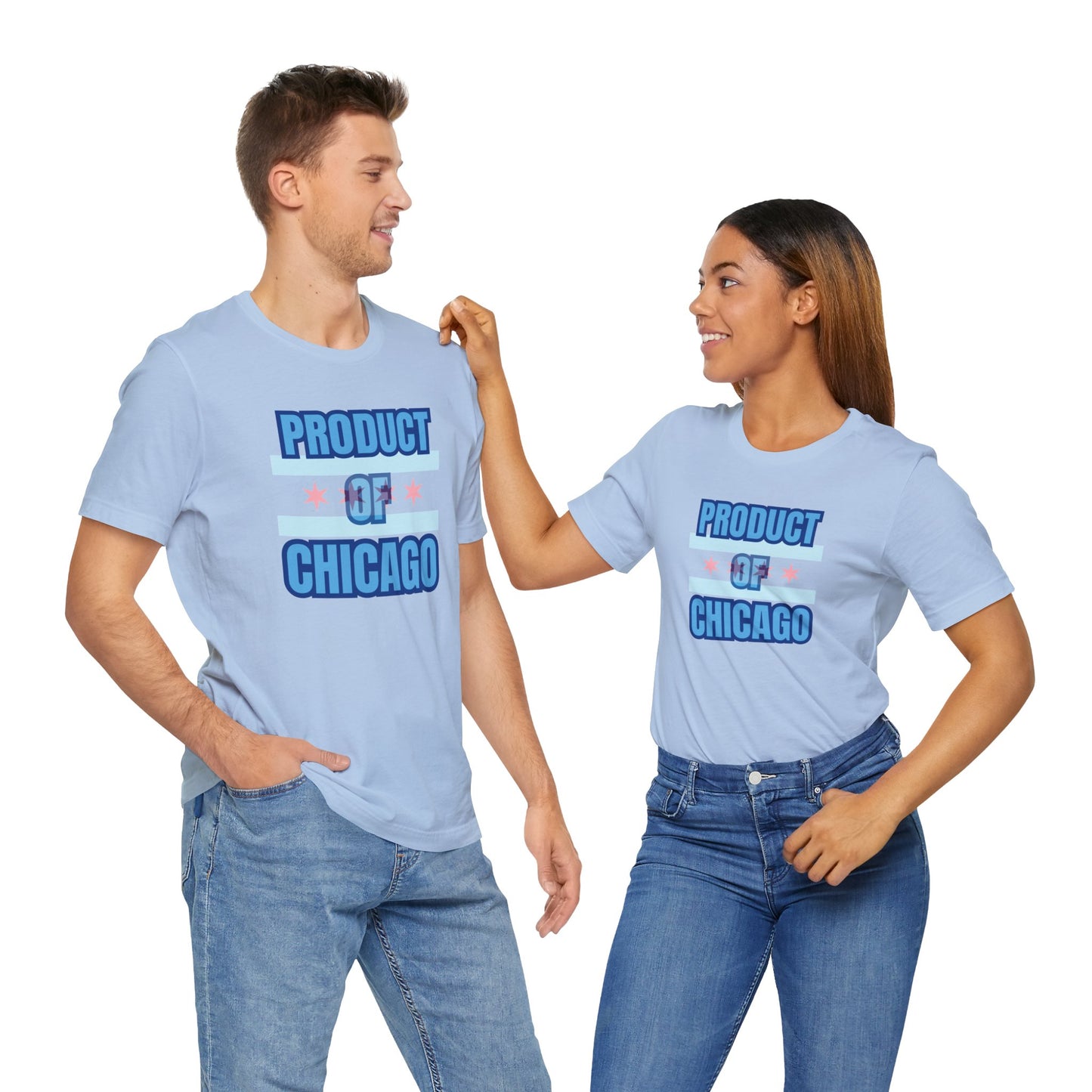 Product Of Chicago Unisex Jersey Short Sleeve Tee