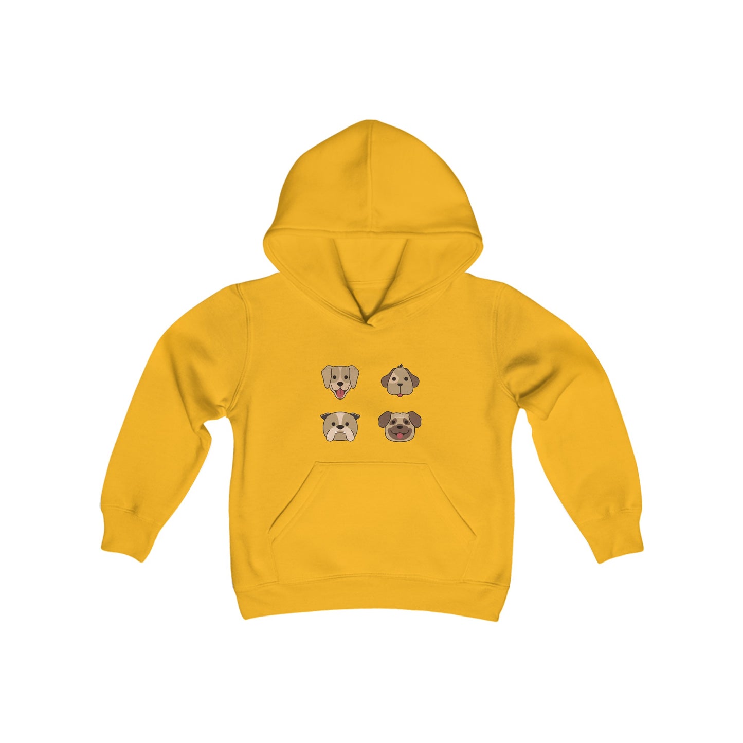Kids Puppy Heavy Blend Hooded Sweatshirt