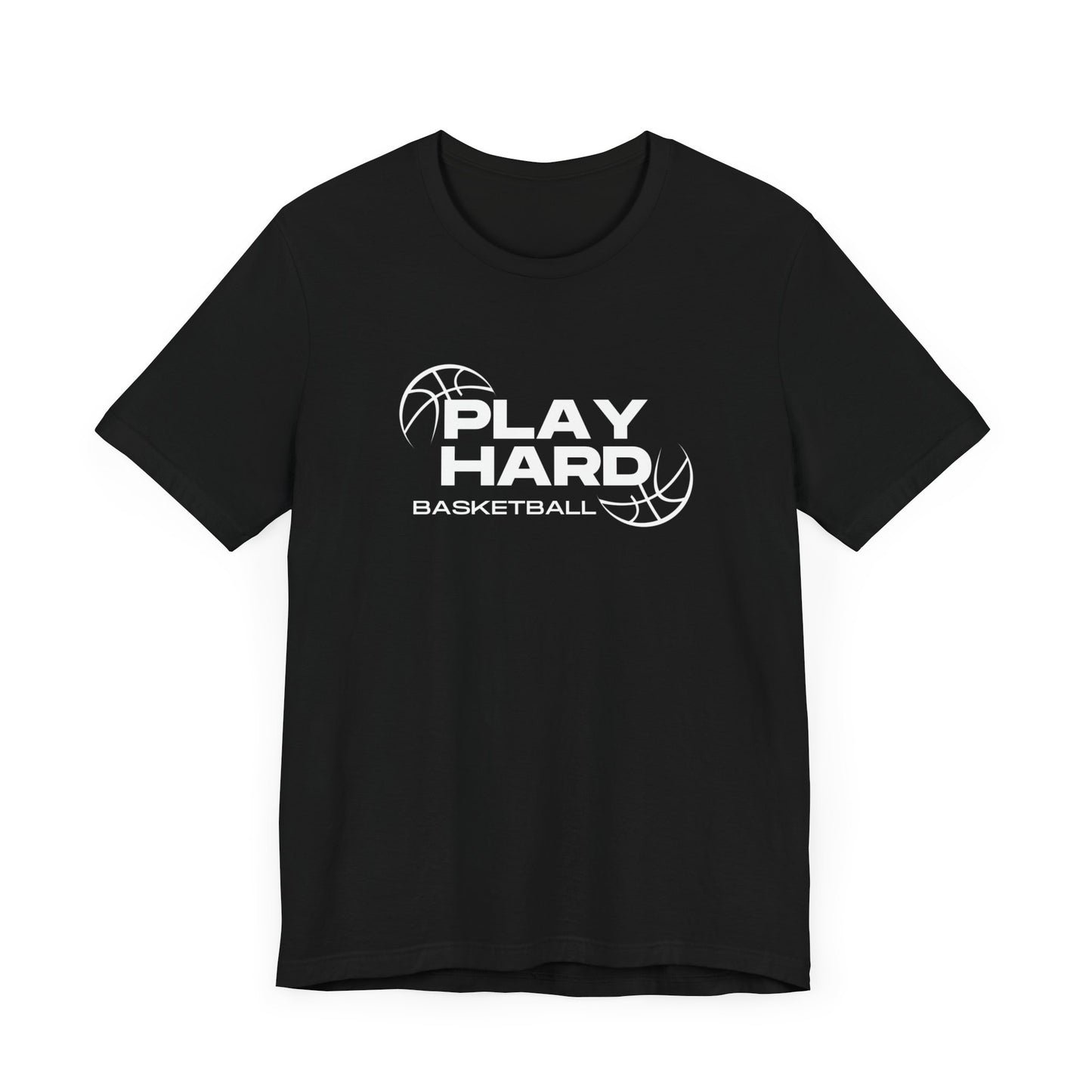 Basketball/ Play Hard Unisex Jersey Short Sleeve Tee