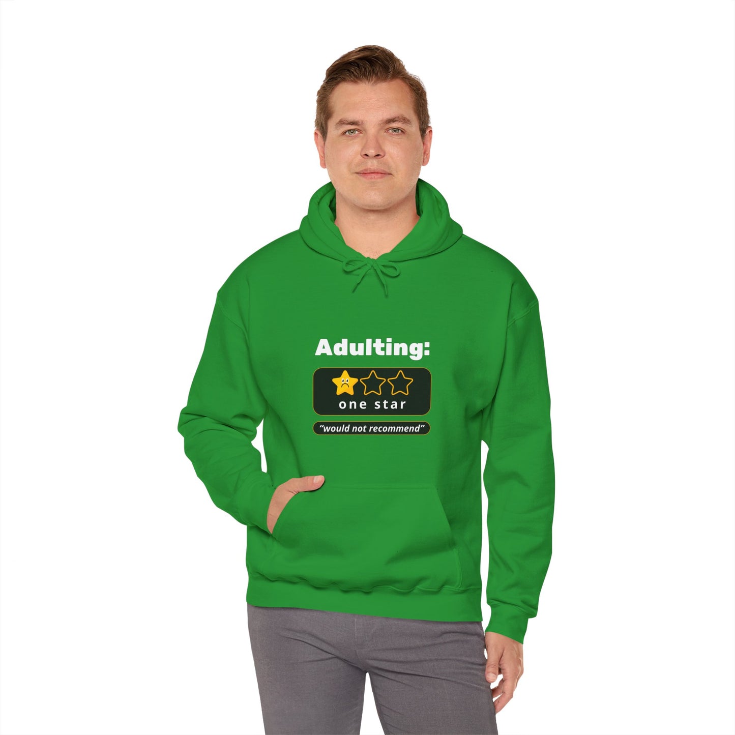 Adulting Unisex Heavy Blend™ Hooded Sweatshirt