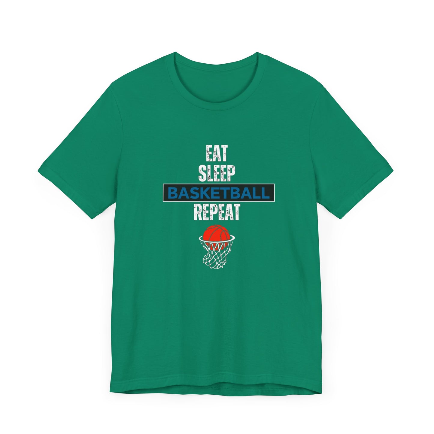 Eat, Sleep, Basketball, Repeat Unisex Jersey Short Sleeve Tee