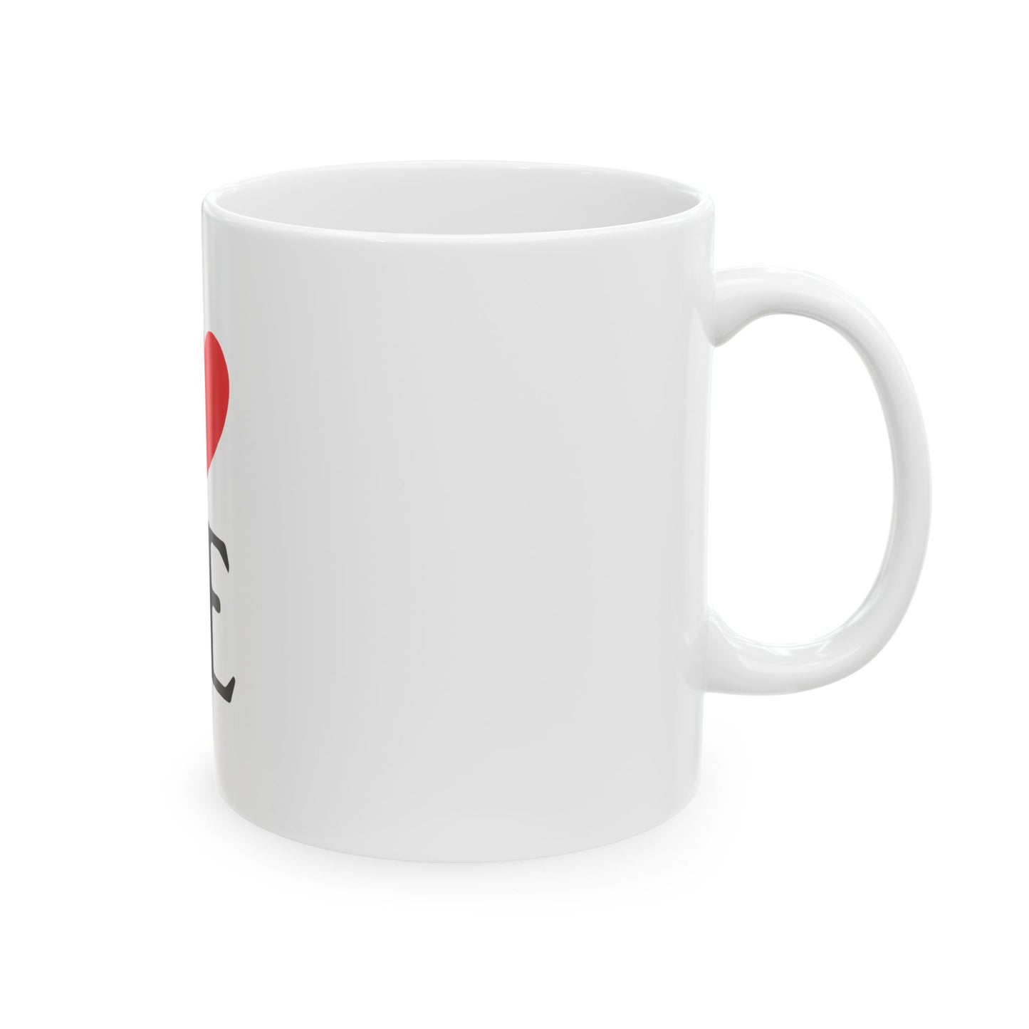Love Ceramic Mug, (11oz, 15oz)