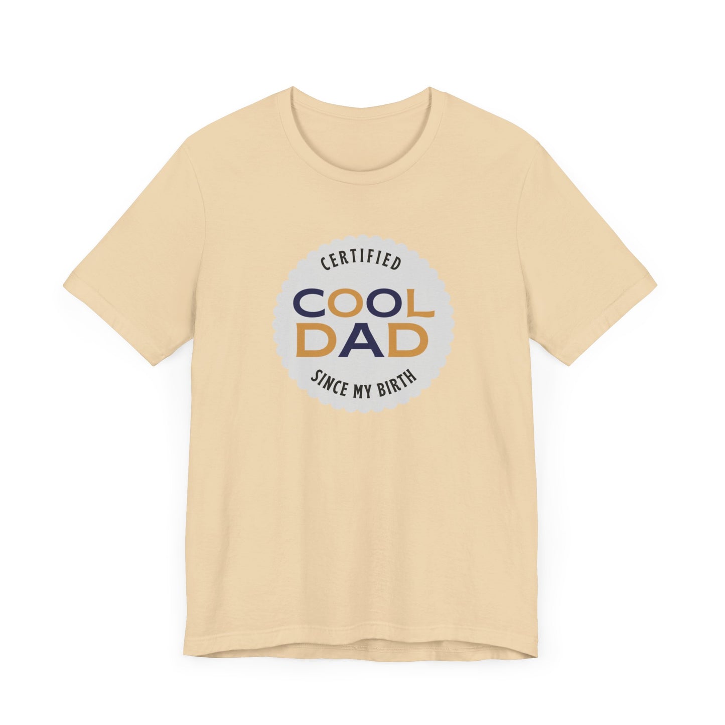Certified Cool Dad Unisex Jersey Short Sleeve Tee