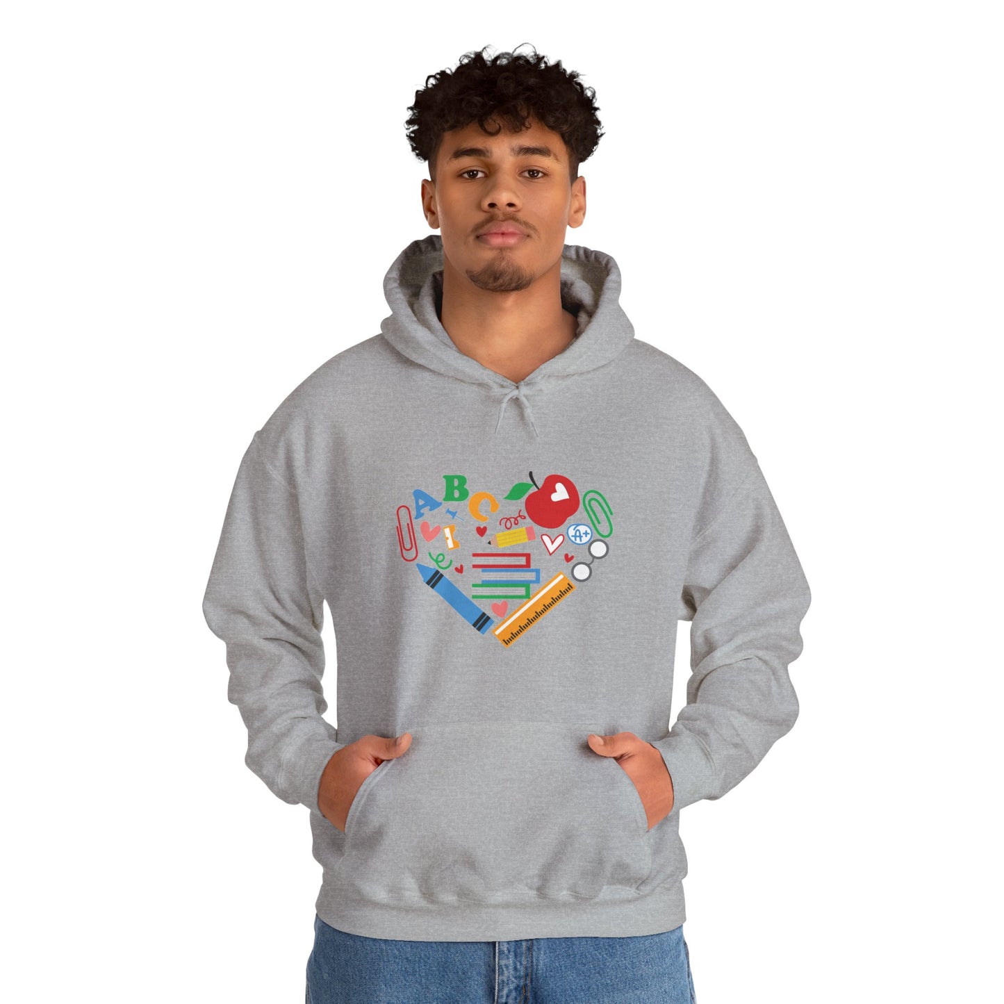 A,B,C, Unisex Heavy Blend™ Hooded Sweatshirt