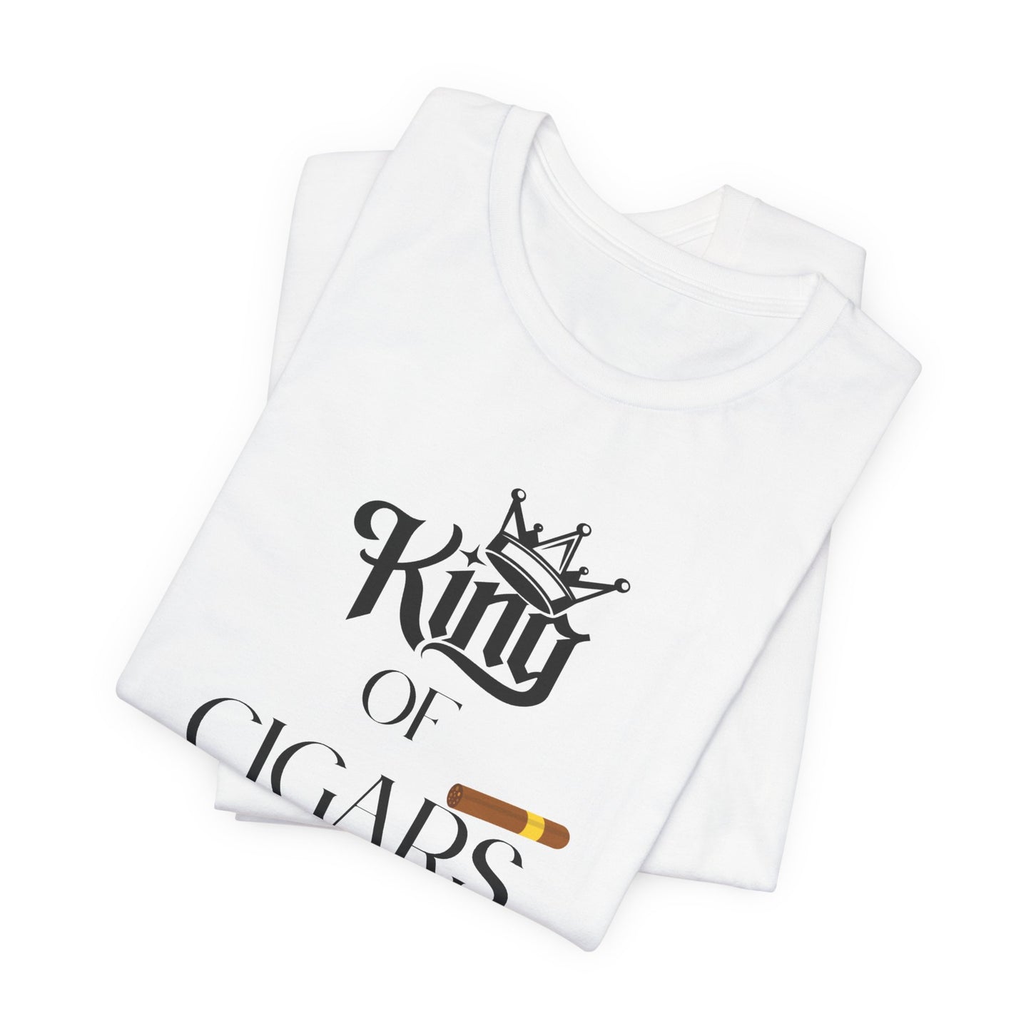 Cigars/ King of Cigars Unisex Jersey Short Sleeve Tee