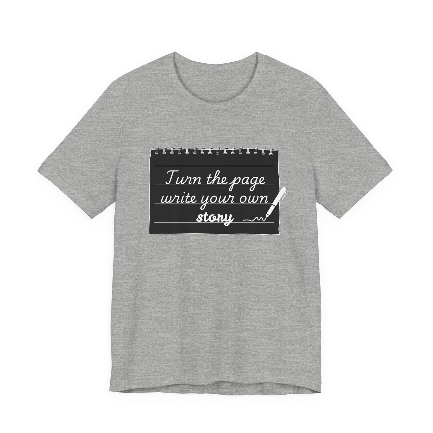 Turn the Page And Write Your Story Unisex Softstyle T-Shirt