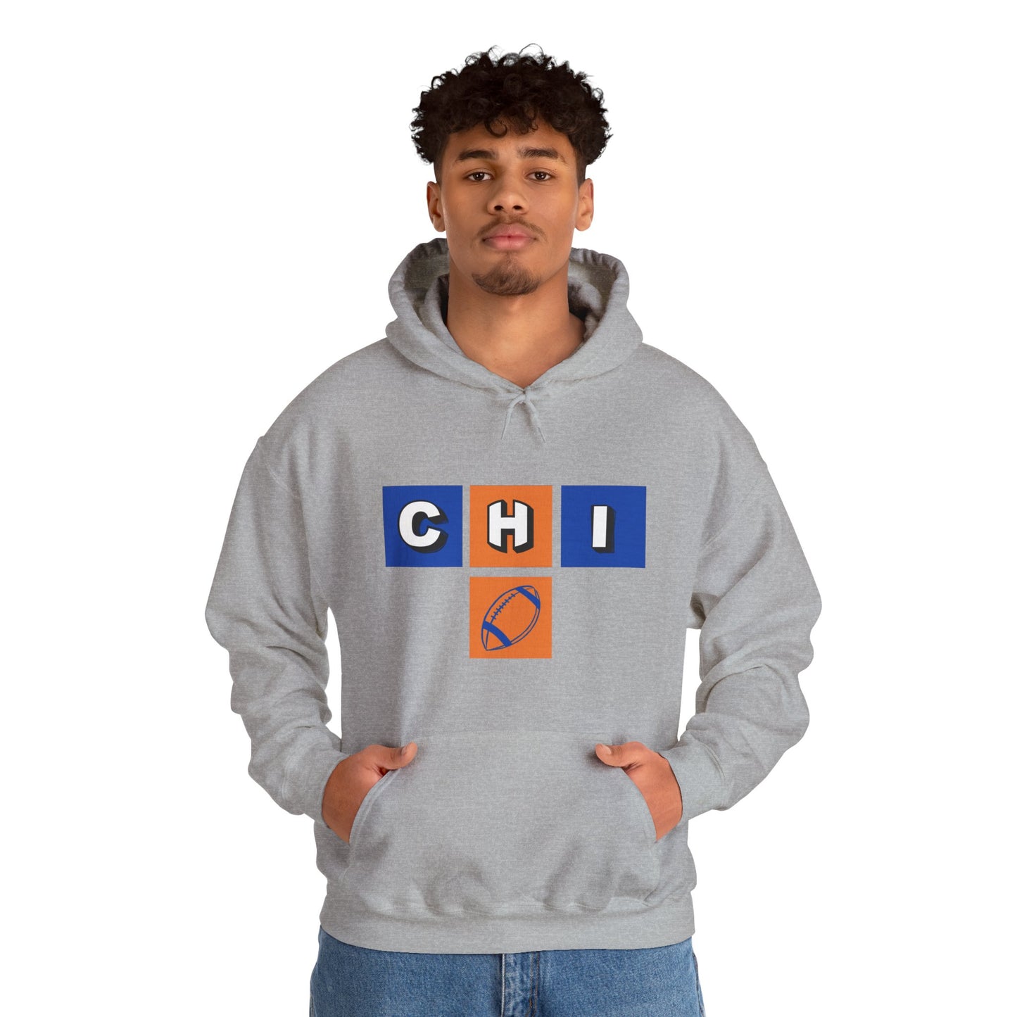 Chi Football Unisex Heavy Blend™ Hooded Sweatshirt