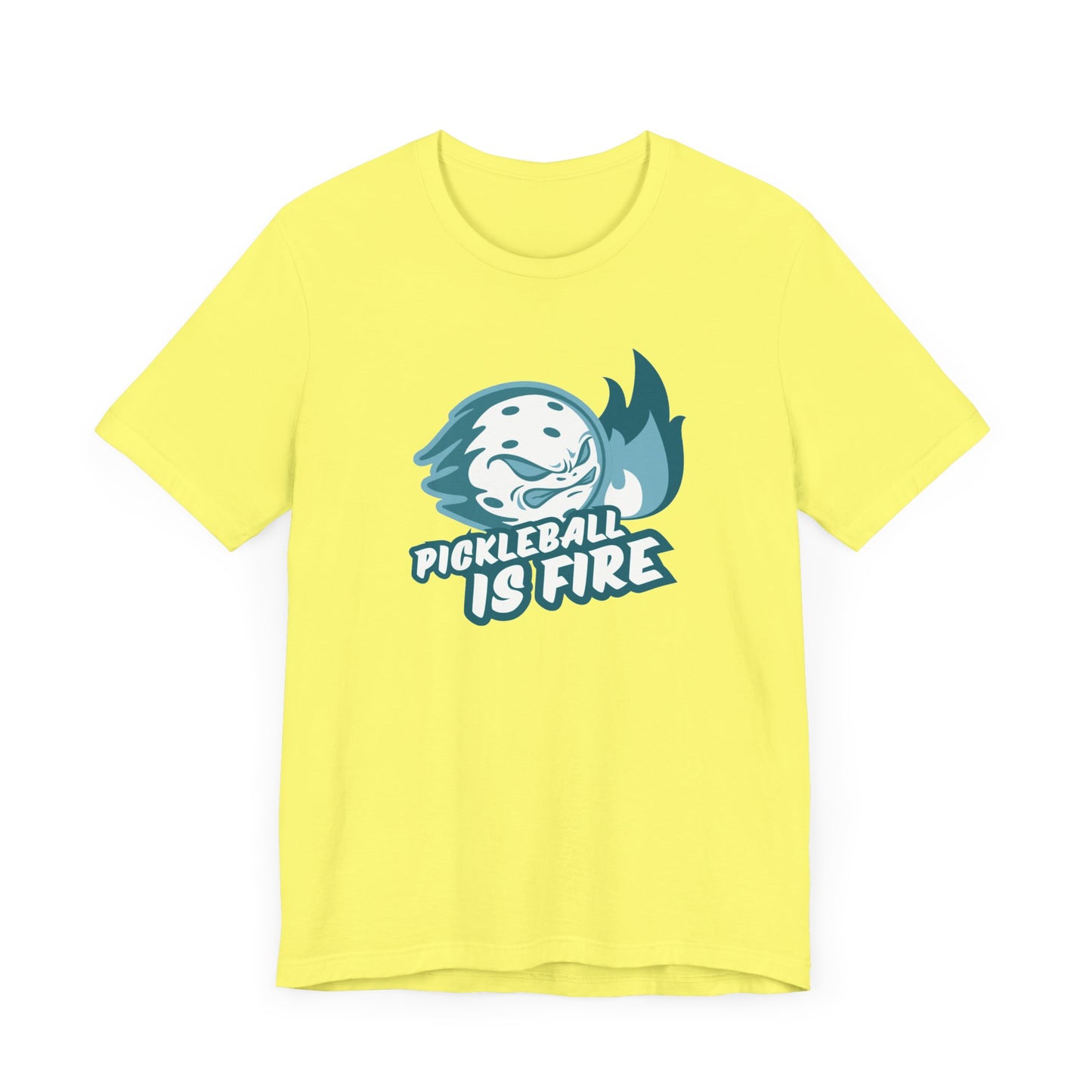 Pickleball Is Fire Unisex Jersey Short Sleeve Tee