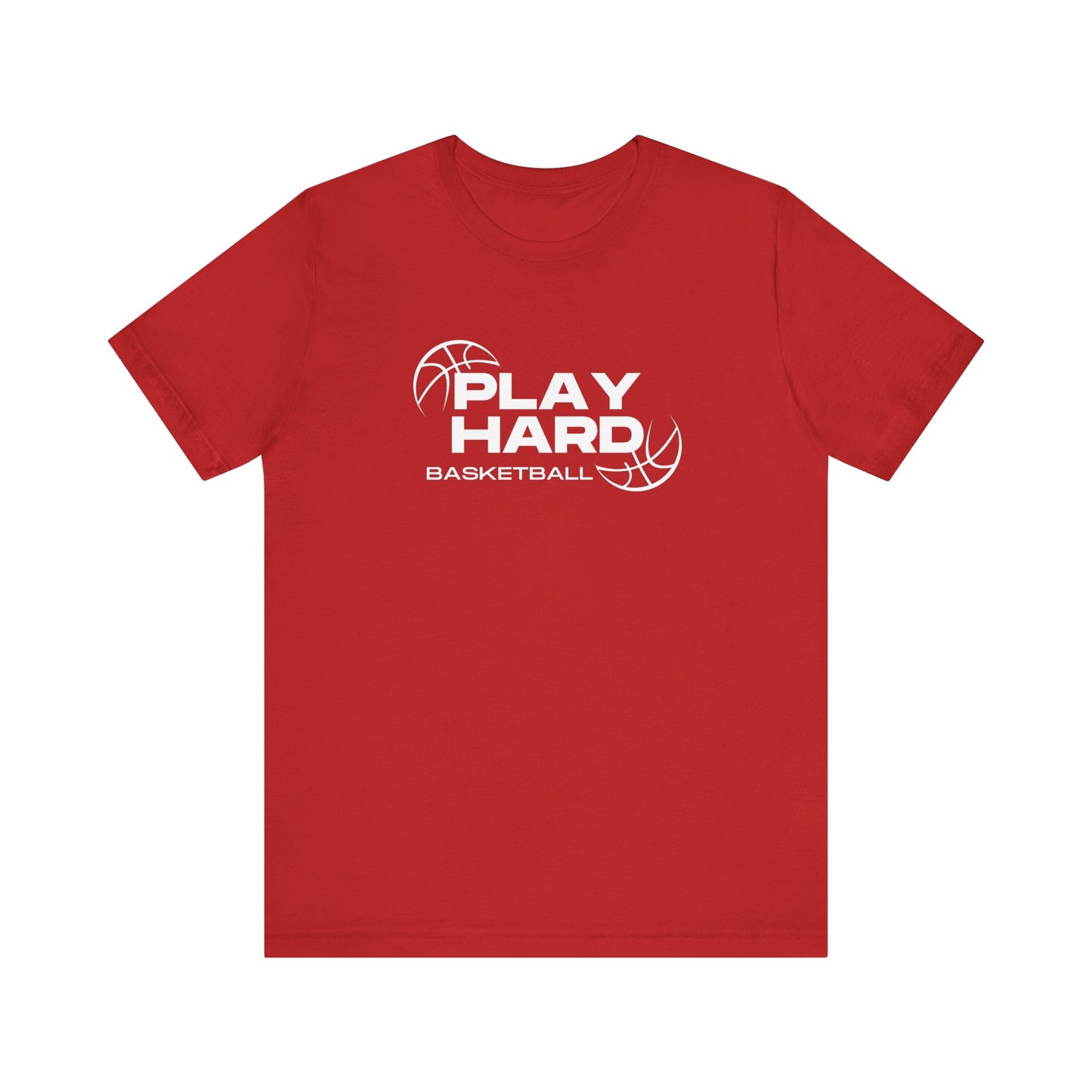Basketball/ Play Hard Unisex Jersey Short Sleeve Tee