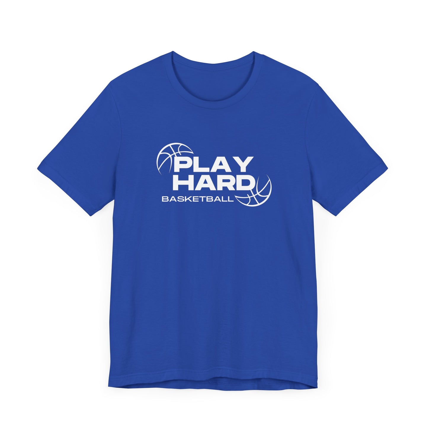 Basketball/ Play Hard Unisex Jersey Short Sleeve Tee