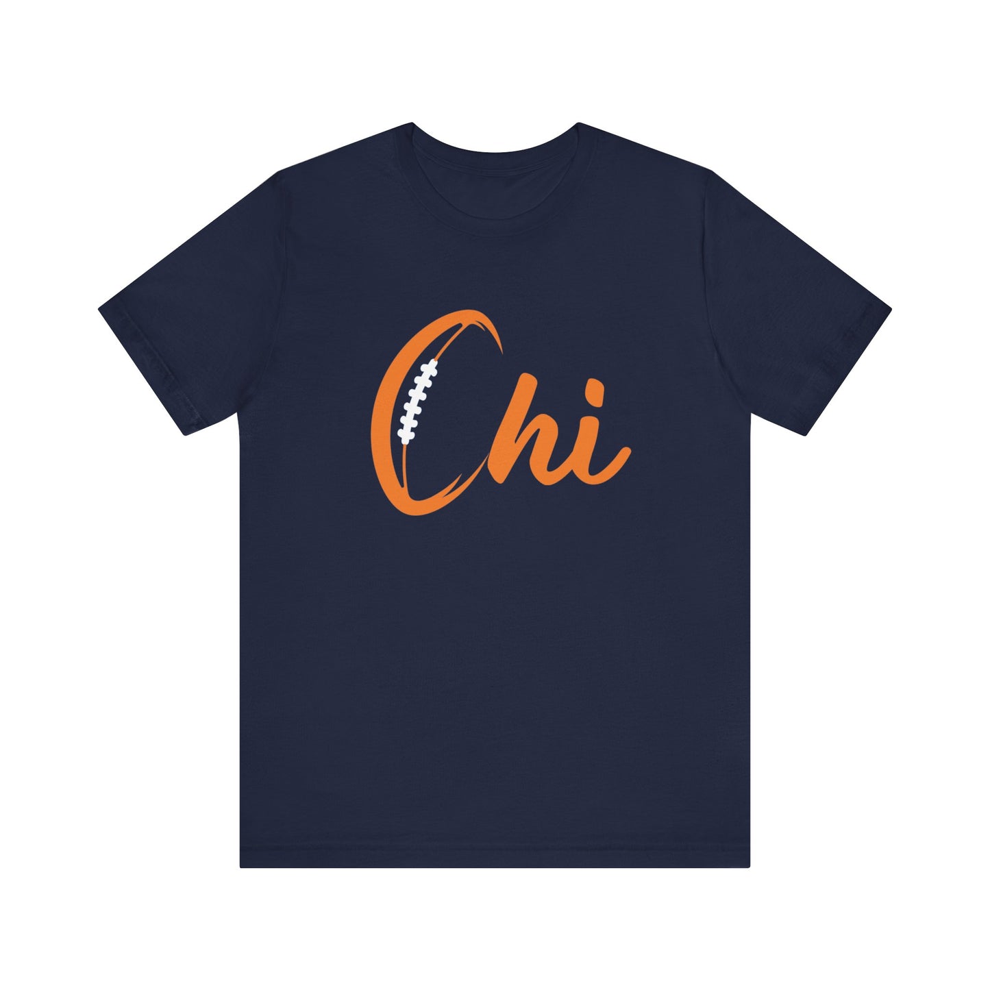 Chi Football/ Orange Unisex Jersey Short Sleeve Tee