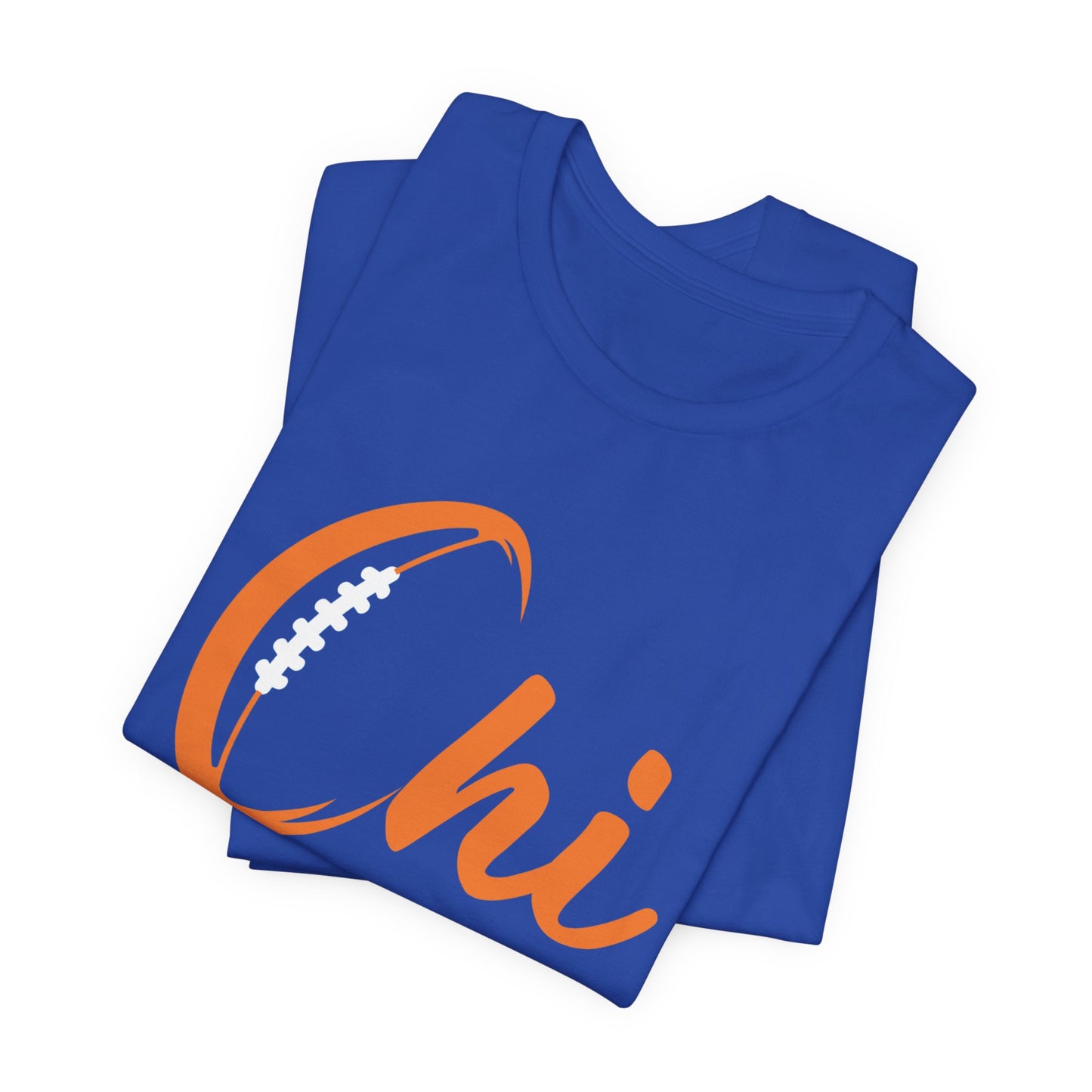 Chi Football/ Orange Unisex Jersey Short Sleeve Tee