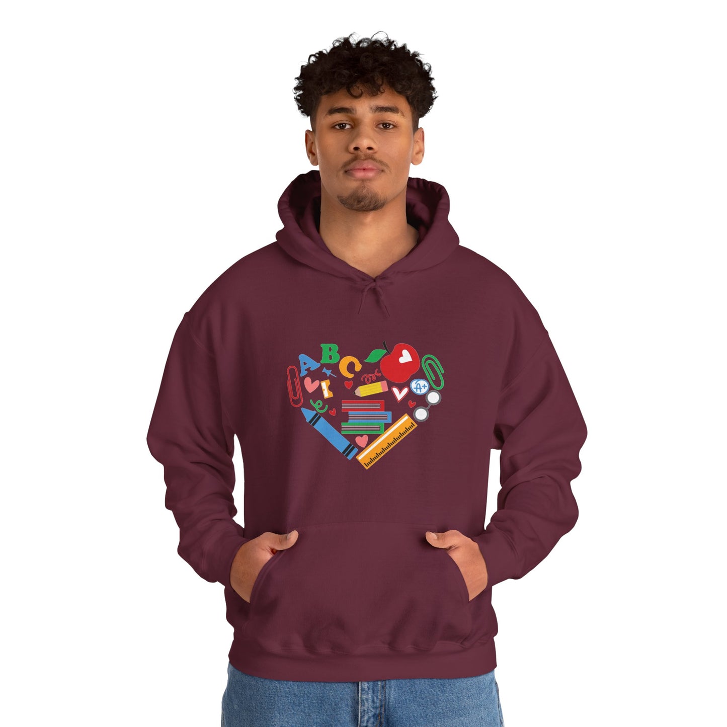 A,B,C, Unisex Heavy Blend™ Hooded Sweatshirt