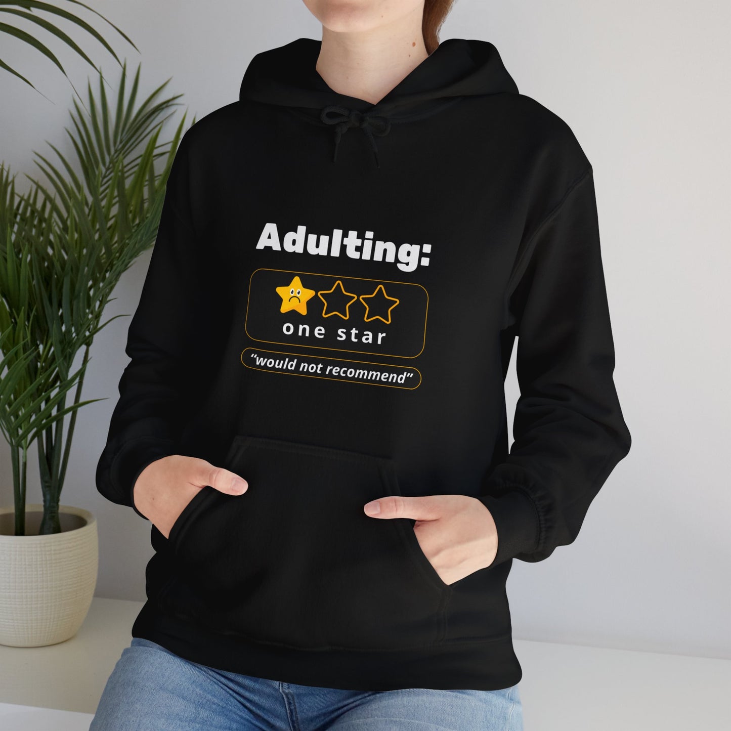 Adulting Unisex Heavy Blend™ Hooded Sweatshirt