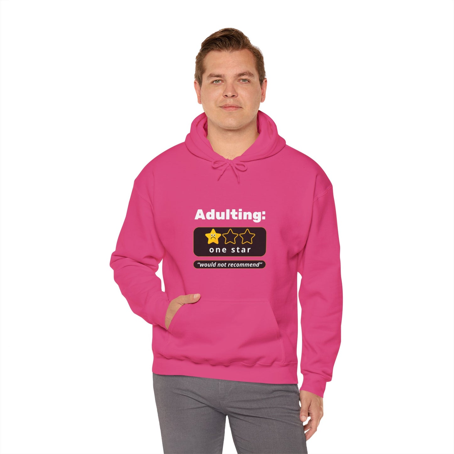 Adulting Unisex Heavy Blend™ Hooded Sweatshirt