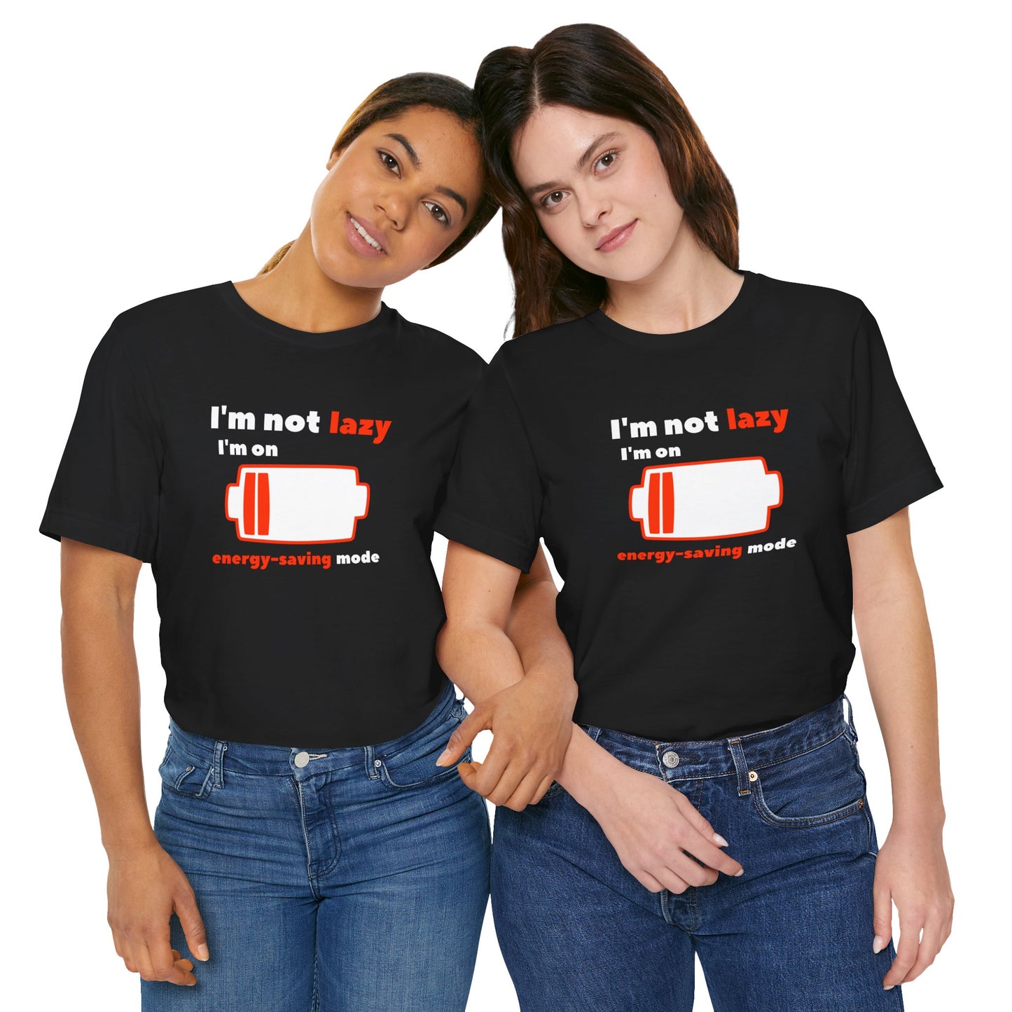 I'm Not Lazy Energy Saving Mode Unisex Softstyle T-Shirt