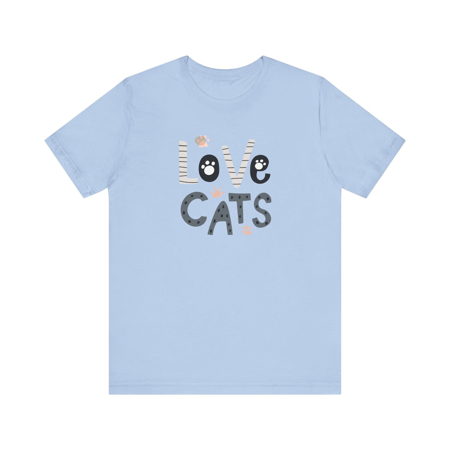 Love Cats Unisex Jersey Short Sleeve Tee