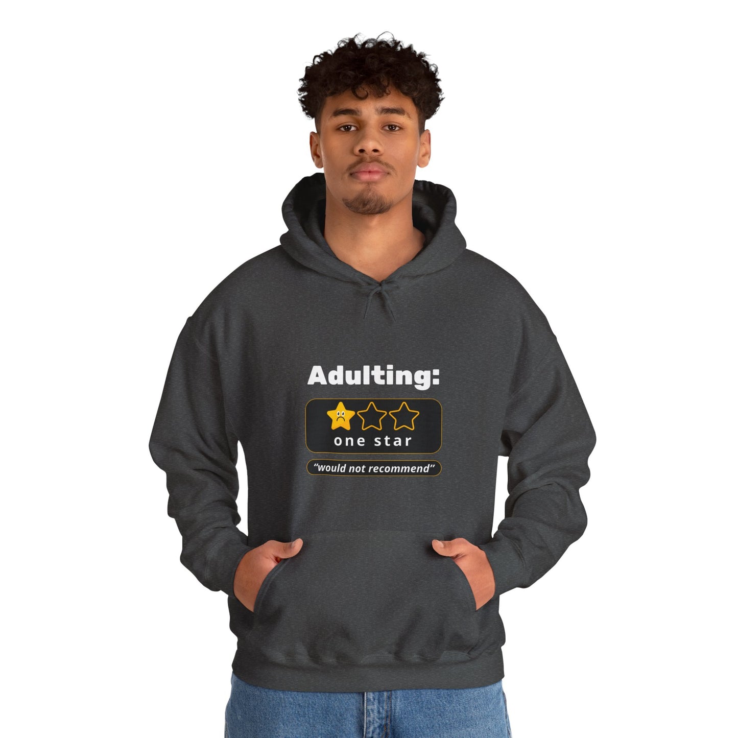 Adulting Unisex Heavy Blend™ Hooded Sweatshirt
