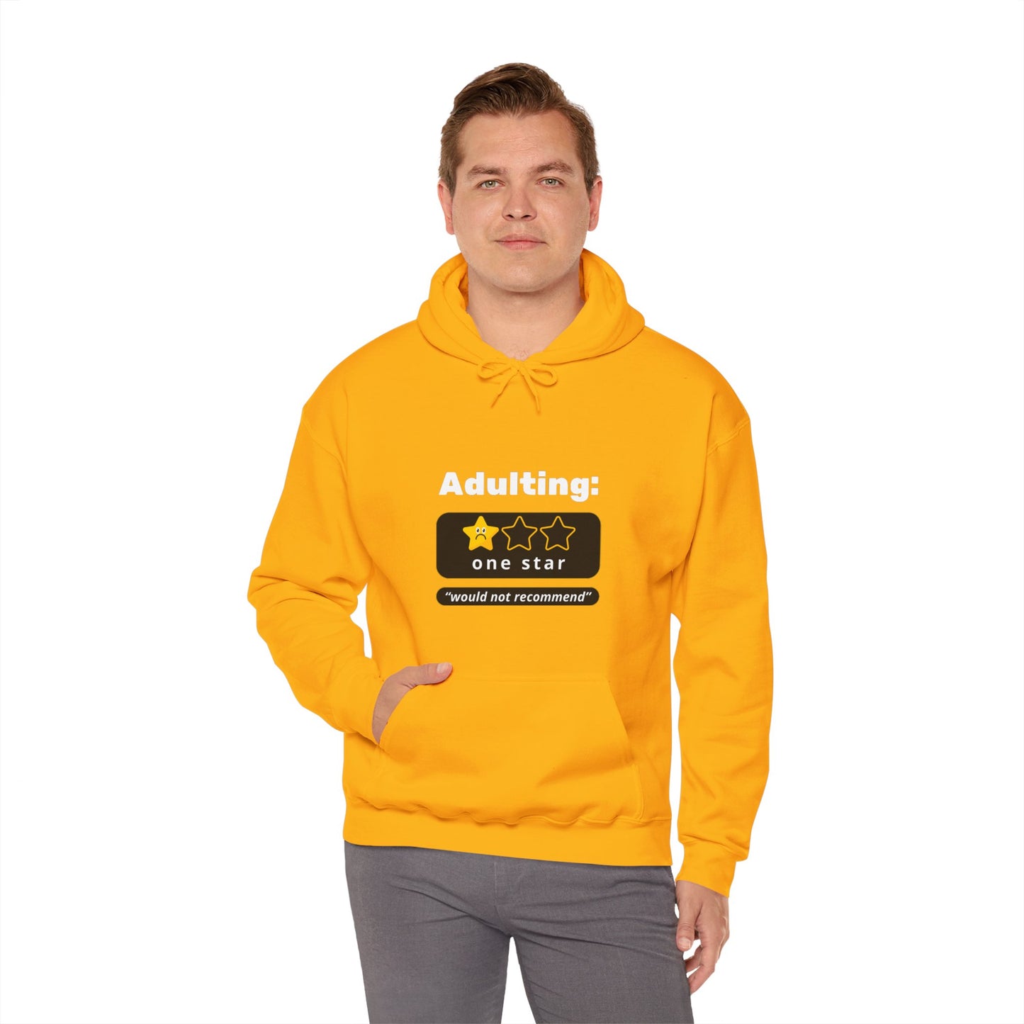 Adulting Unisex Heavy Blend™ Hooded Sweatshirt