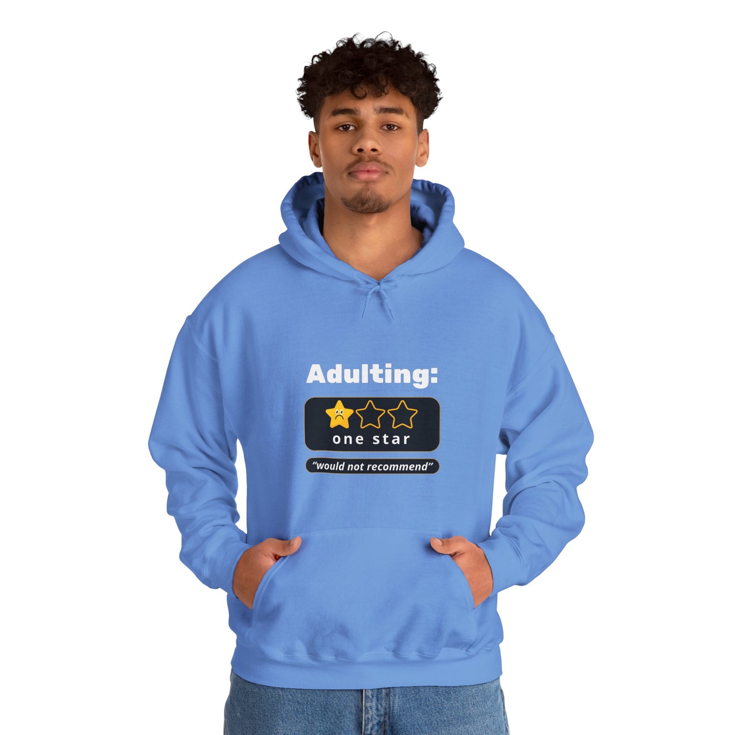 Adulting Unisex Heavy Blend™ Hooded Sweatshirt