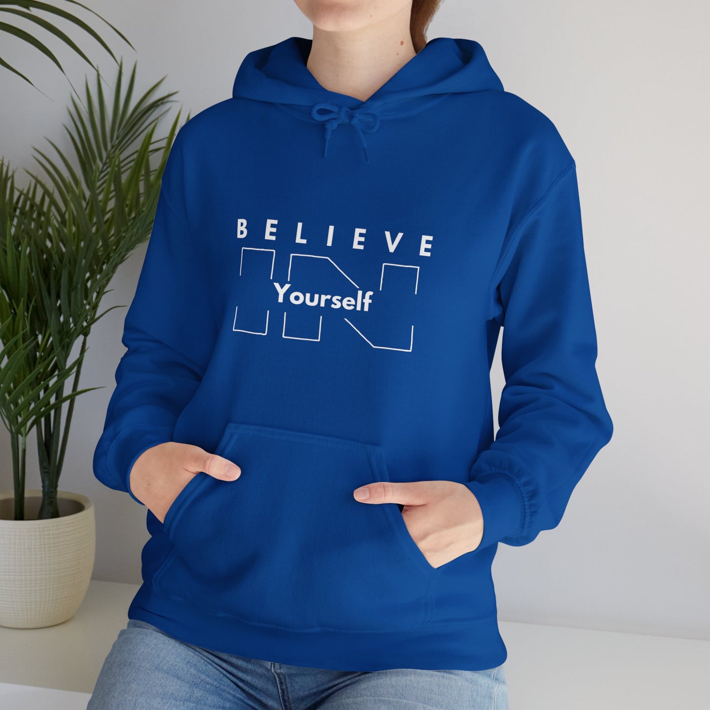 Believe In Yourself Unisex Heavy Blend™ Hooded Sweatshirt