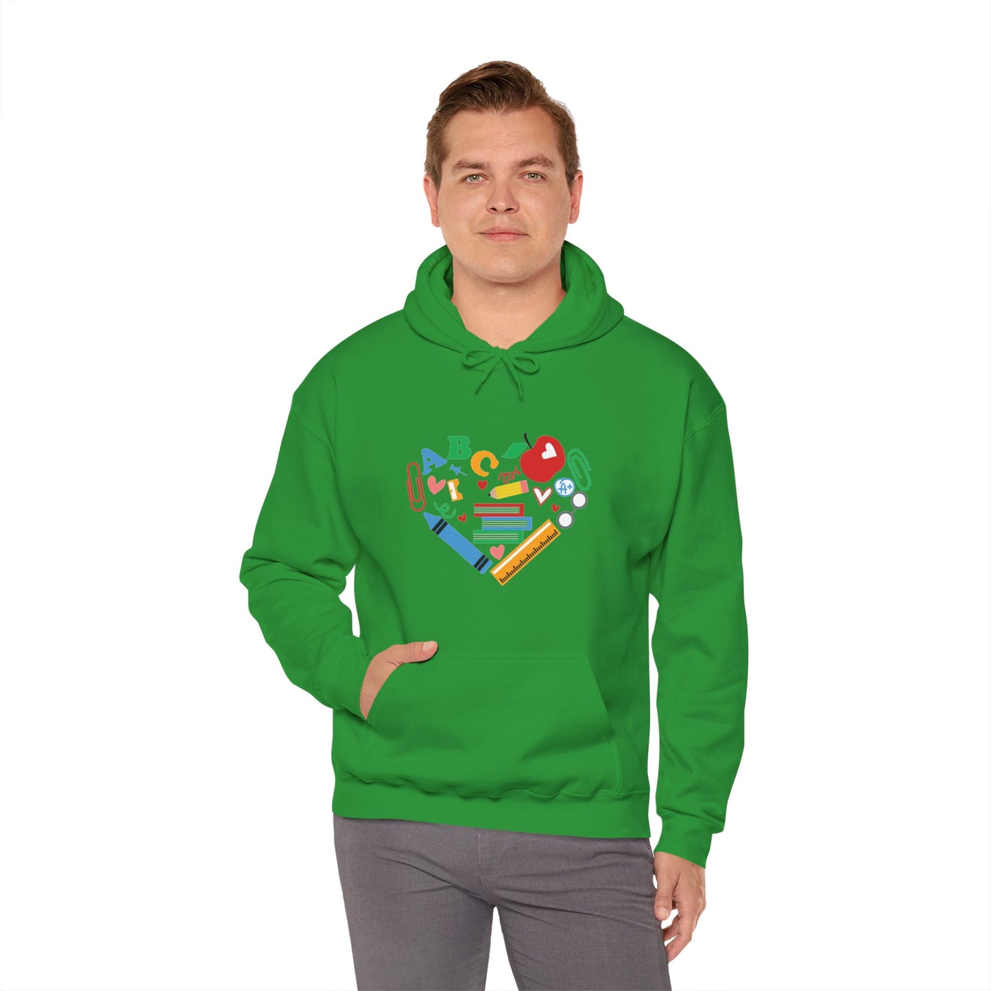 A,B,C, Unisex Heavy Blend™ Hooded Sweatshirt