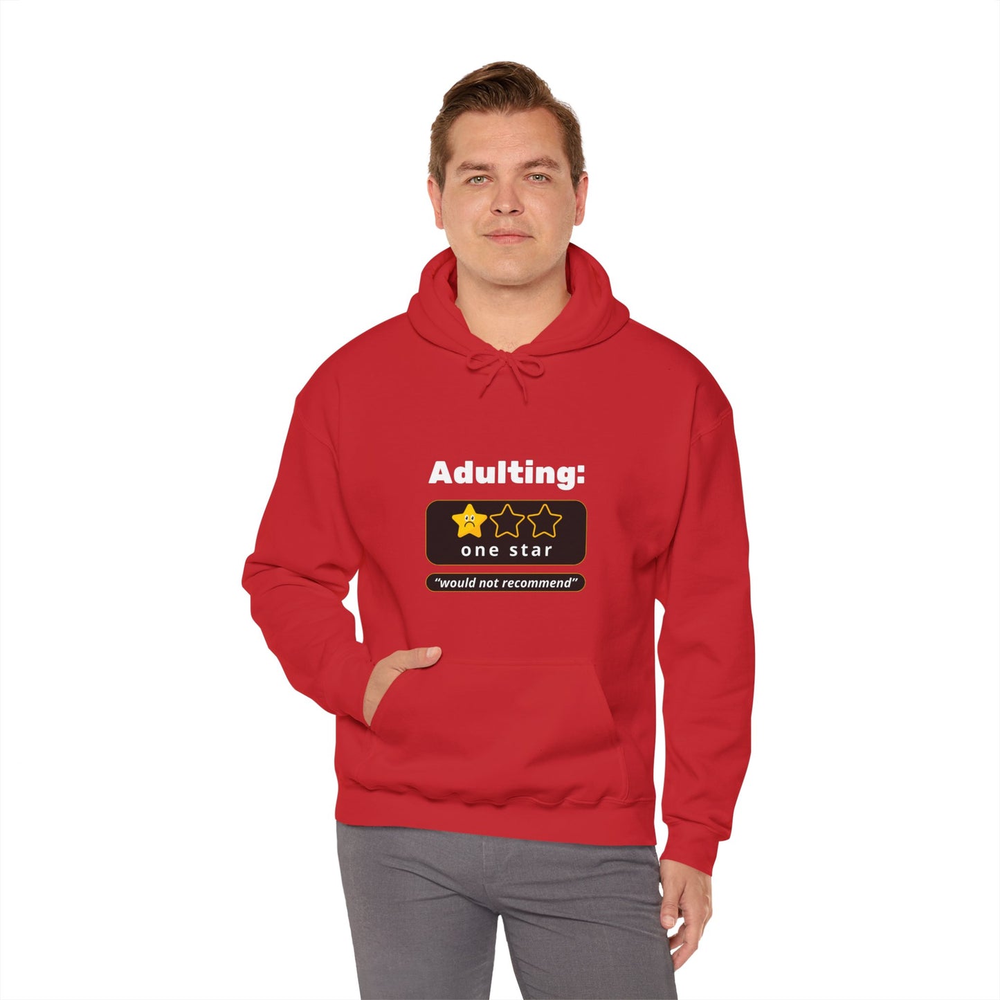 Adulting Unisex Heavy Blend™ Hooded Sweatshirt