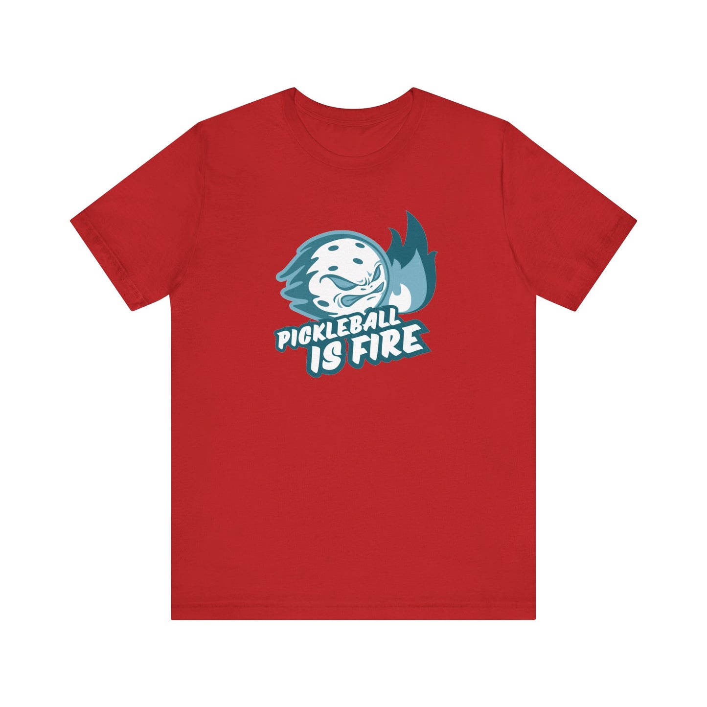 Pickleball Is Fire Unisex Jersey Short Sleeve Tee