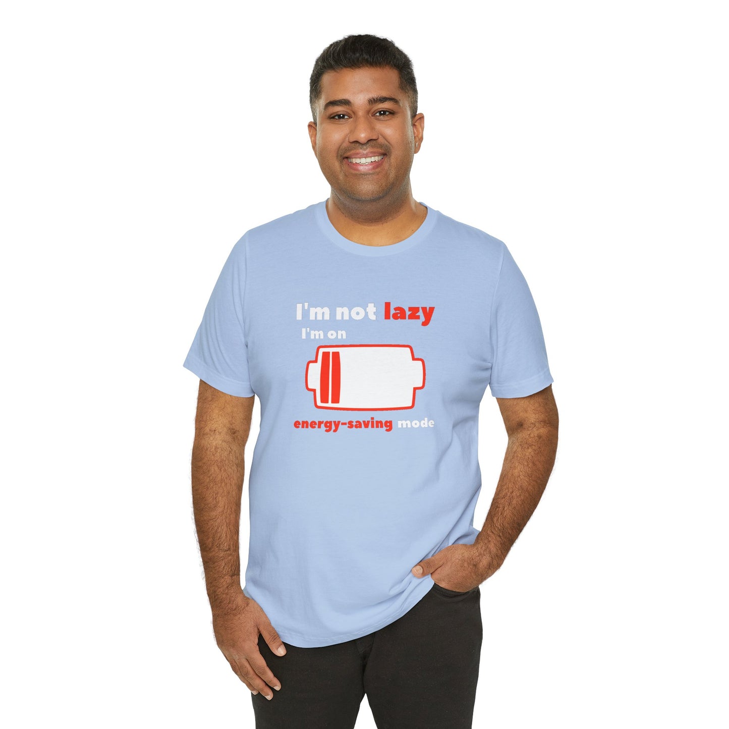 I'm Not Lazy Energy Saving Mode Unisex Softstyle T-Shirt