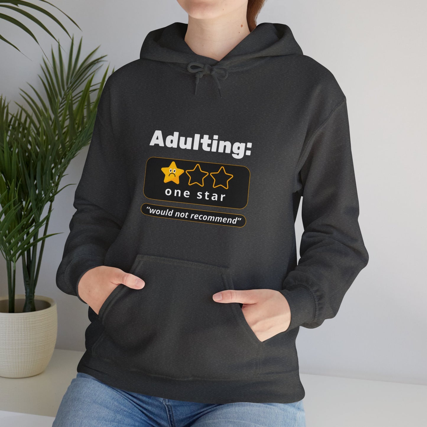 Adulting Unisex Heavy Blend™ Hooded Sweatshirt