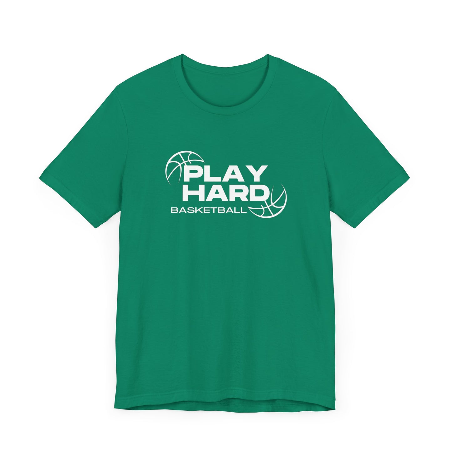 Basketball/ Play Hard Unisex Jersey Short Sleeve Tee