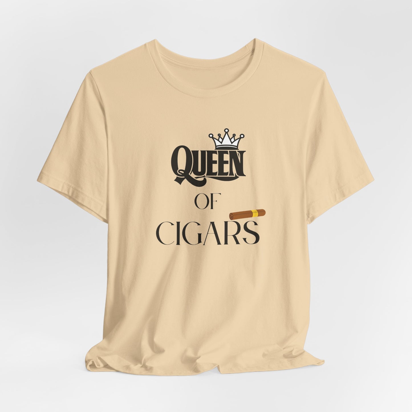 Cigars/ Queen of Cigars Unisex Jersey Short Sleeve Tee