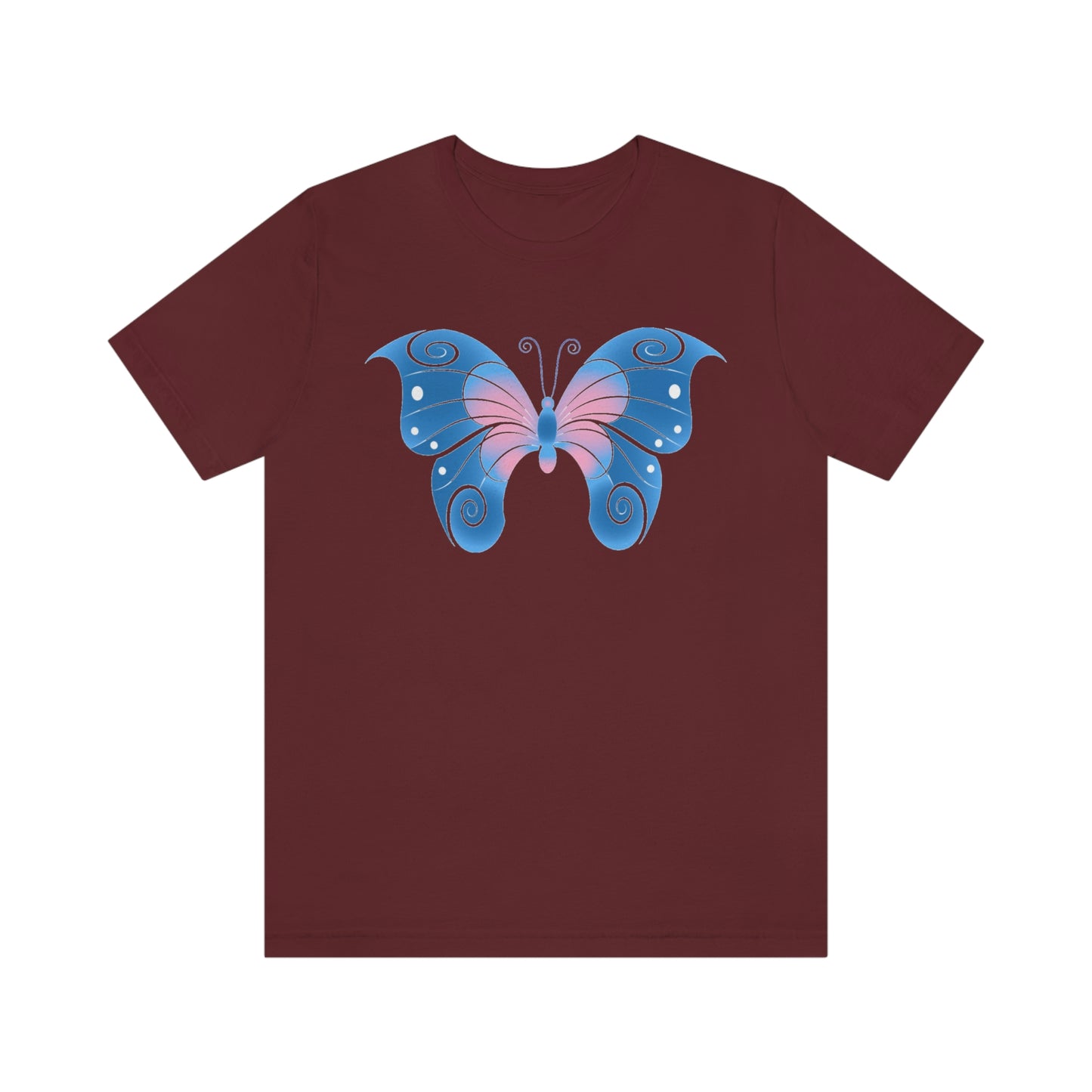 Butterfly Blue Unisex Jersey Short Sleeve Tee