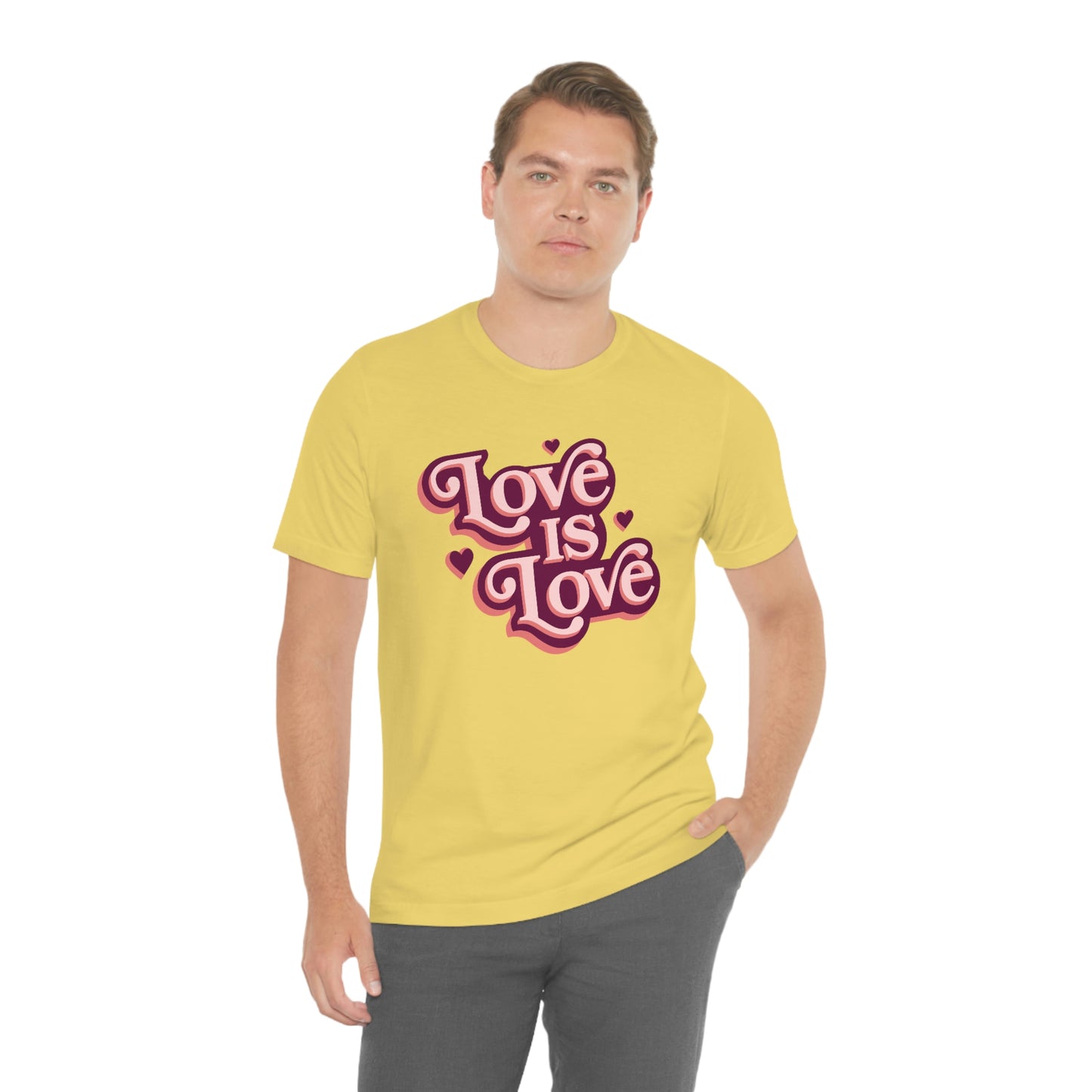 Love is Love Unisex Jersey Short Sleeve Tee