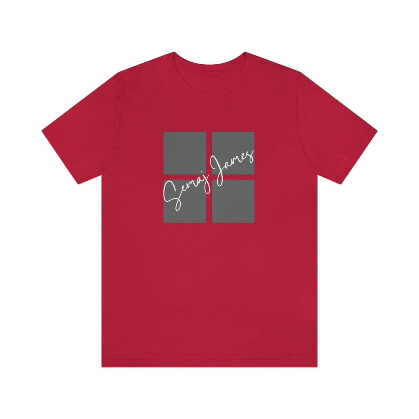 Broken Square Semaj James Unisex Short Sleeve Tee