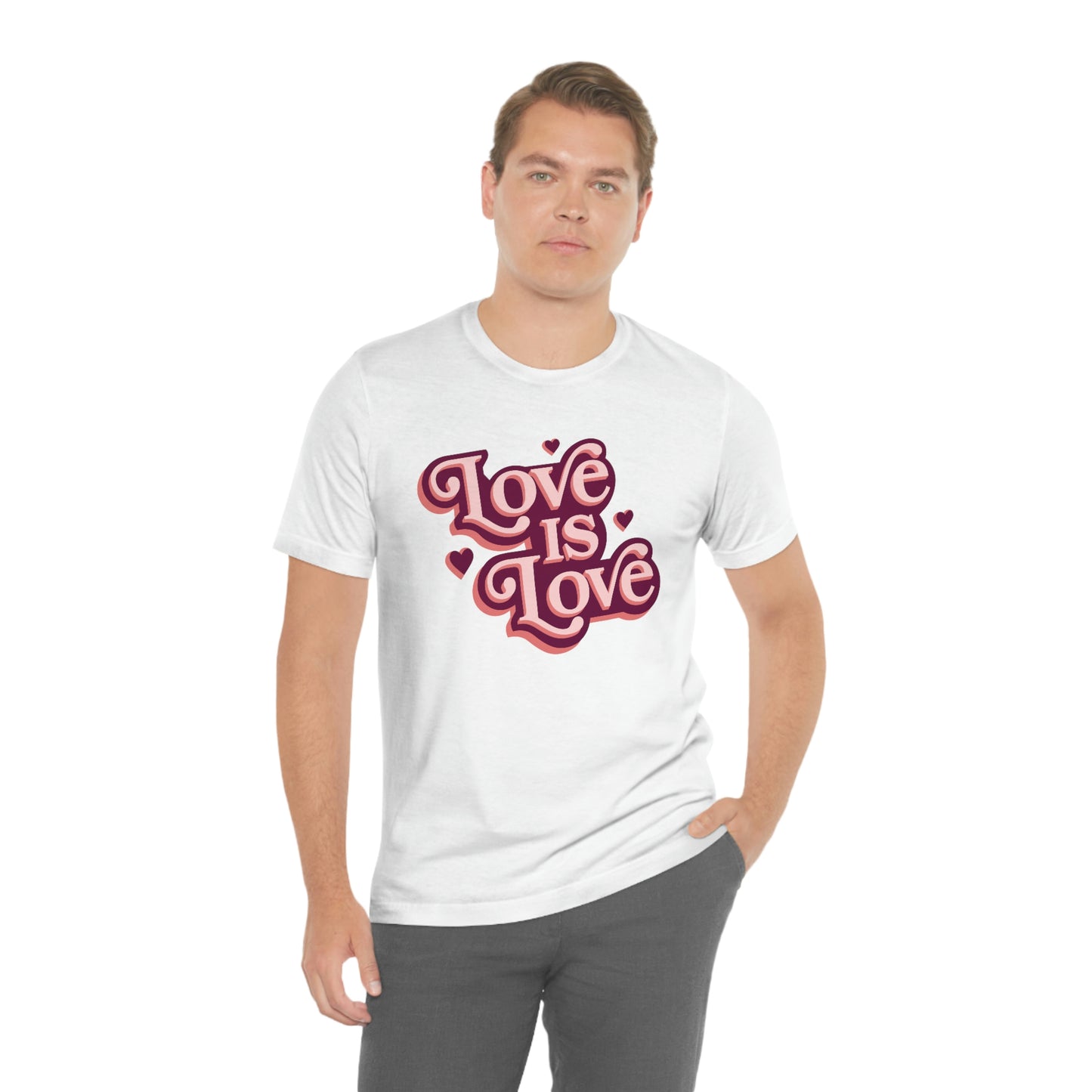 Love is Love Unisex Jersey Short Sleeve Tee
