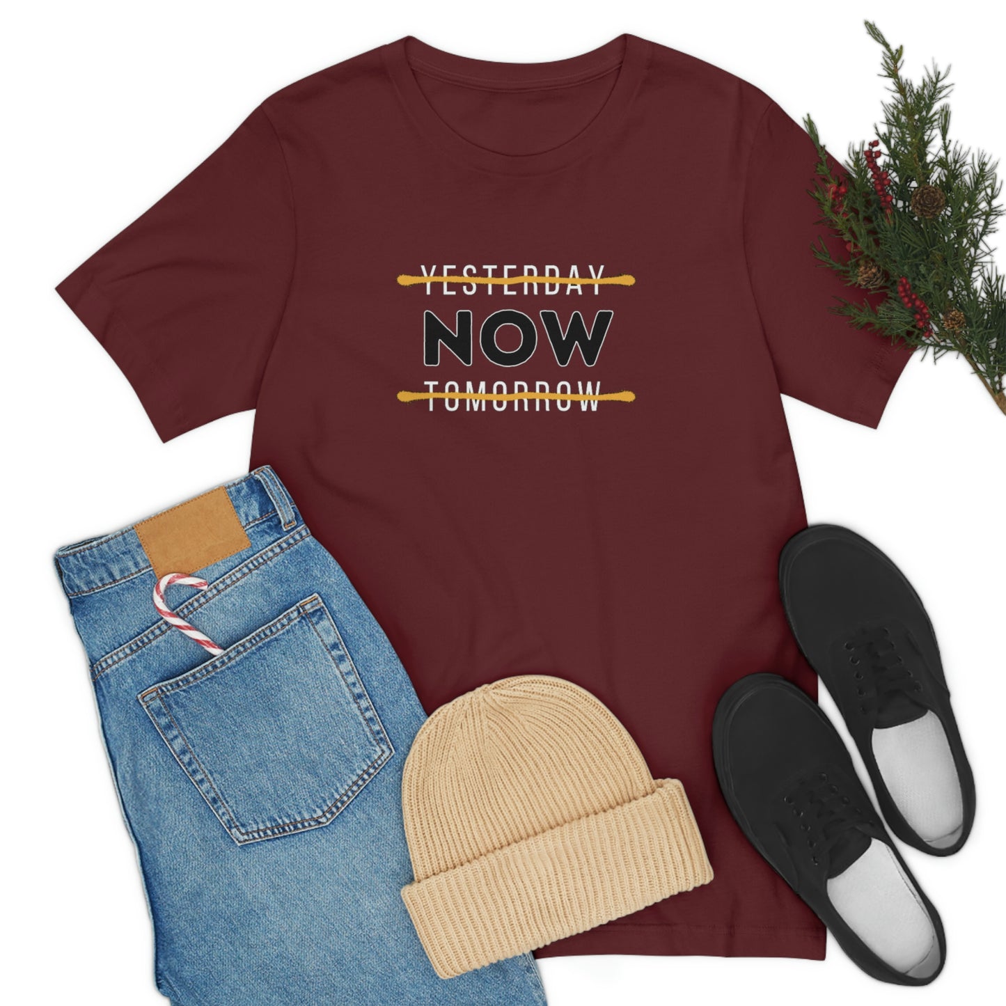Yesterday Tomorrow Today Unisex Jersey Short Sleeve Tee