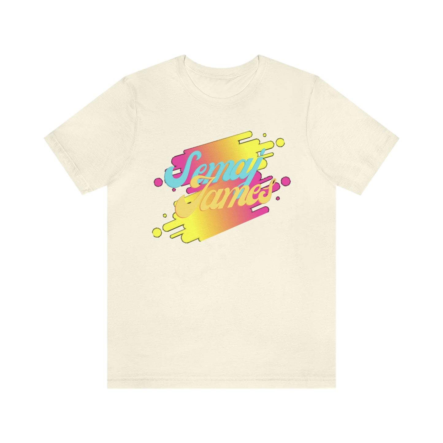 Semaj James Splash Unisex Jersey Short Sleeve Tee