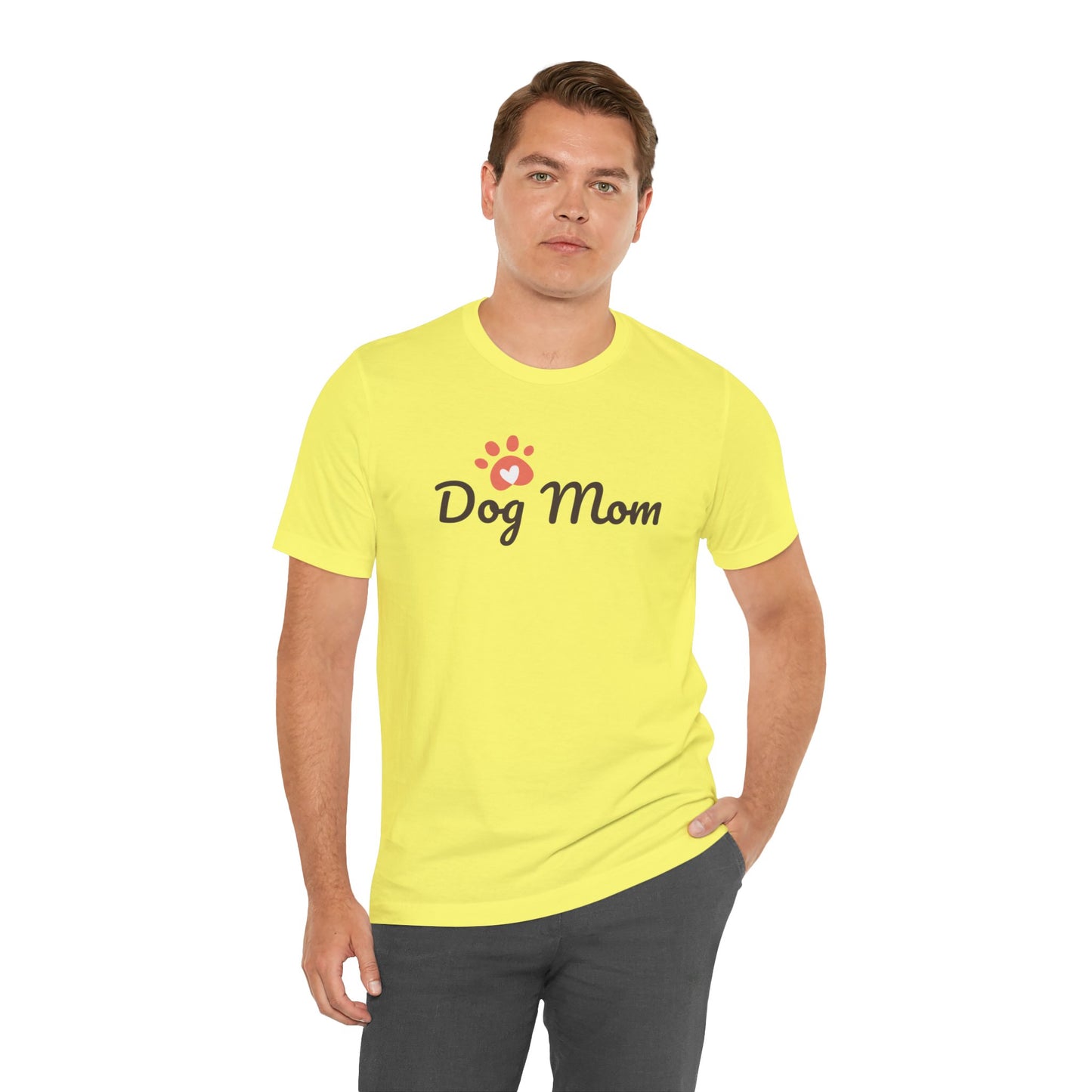 Dog Mom Unisex Jersey Short Sleeve Tee