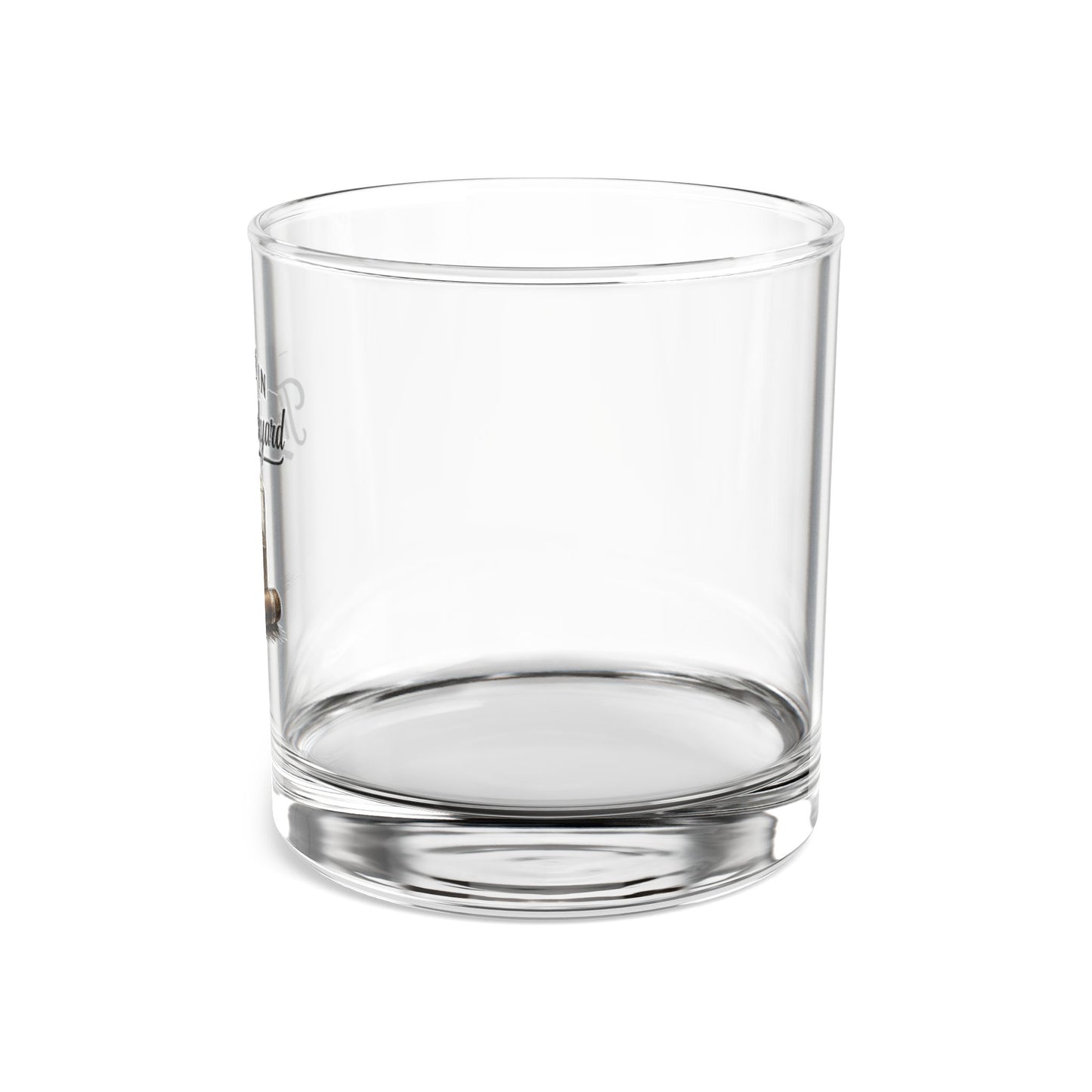 Cigar/ I'll Be in The Backyard Rocks Glass, 10oz