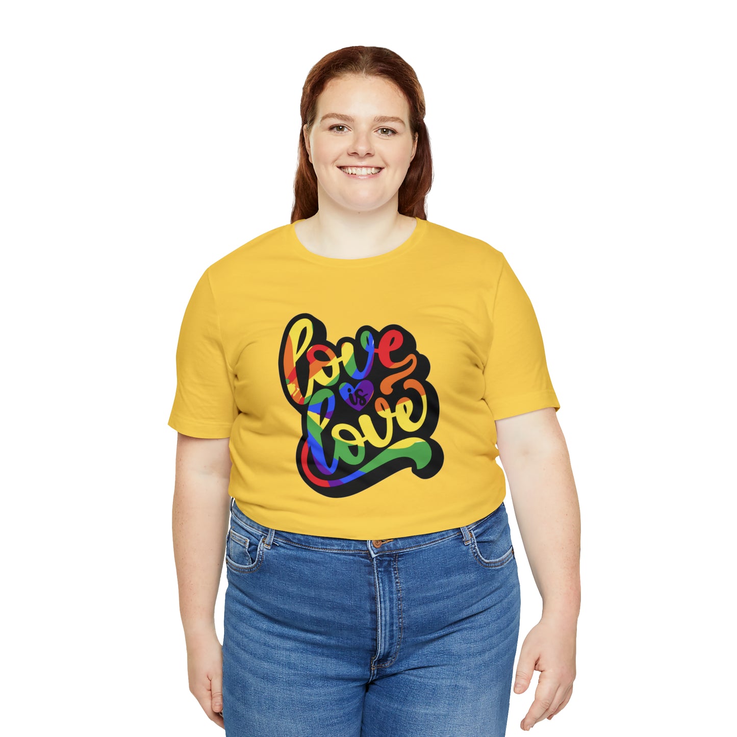 Love Is Love Unisex Jersey Short Sleeve Tee