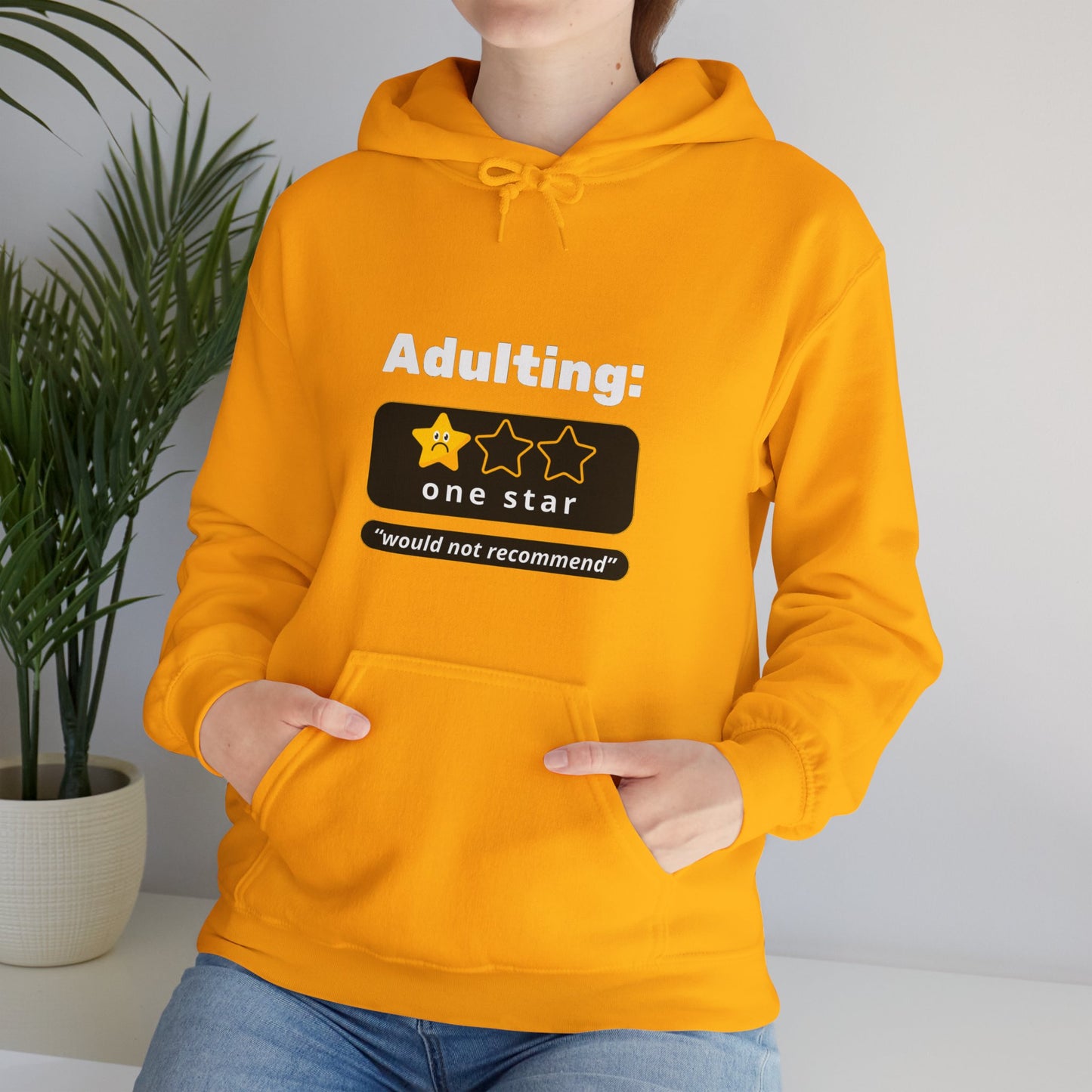 Adulting Unisex Heavy Blend™ Hooded Sweatshirt
