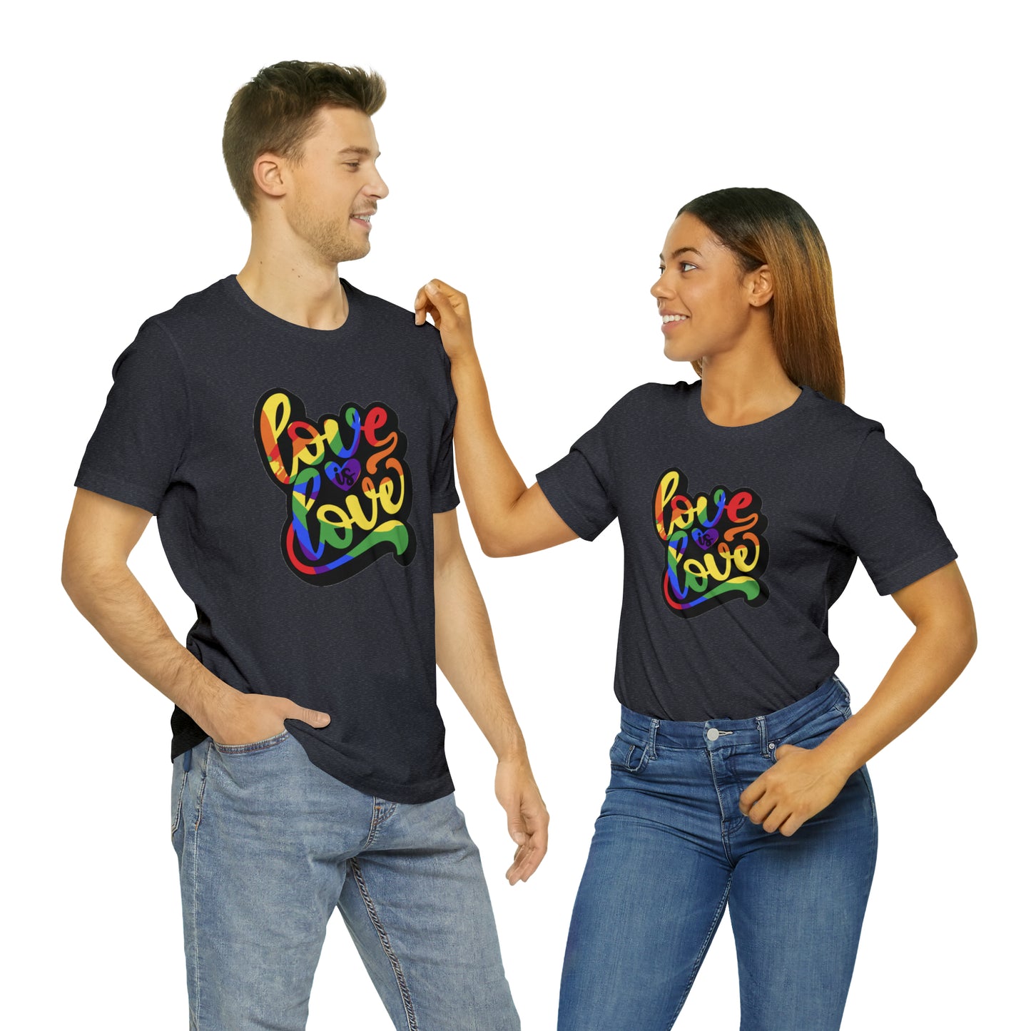 Love Is Love Unisex Jersey Short Sleeve Tee