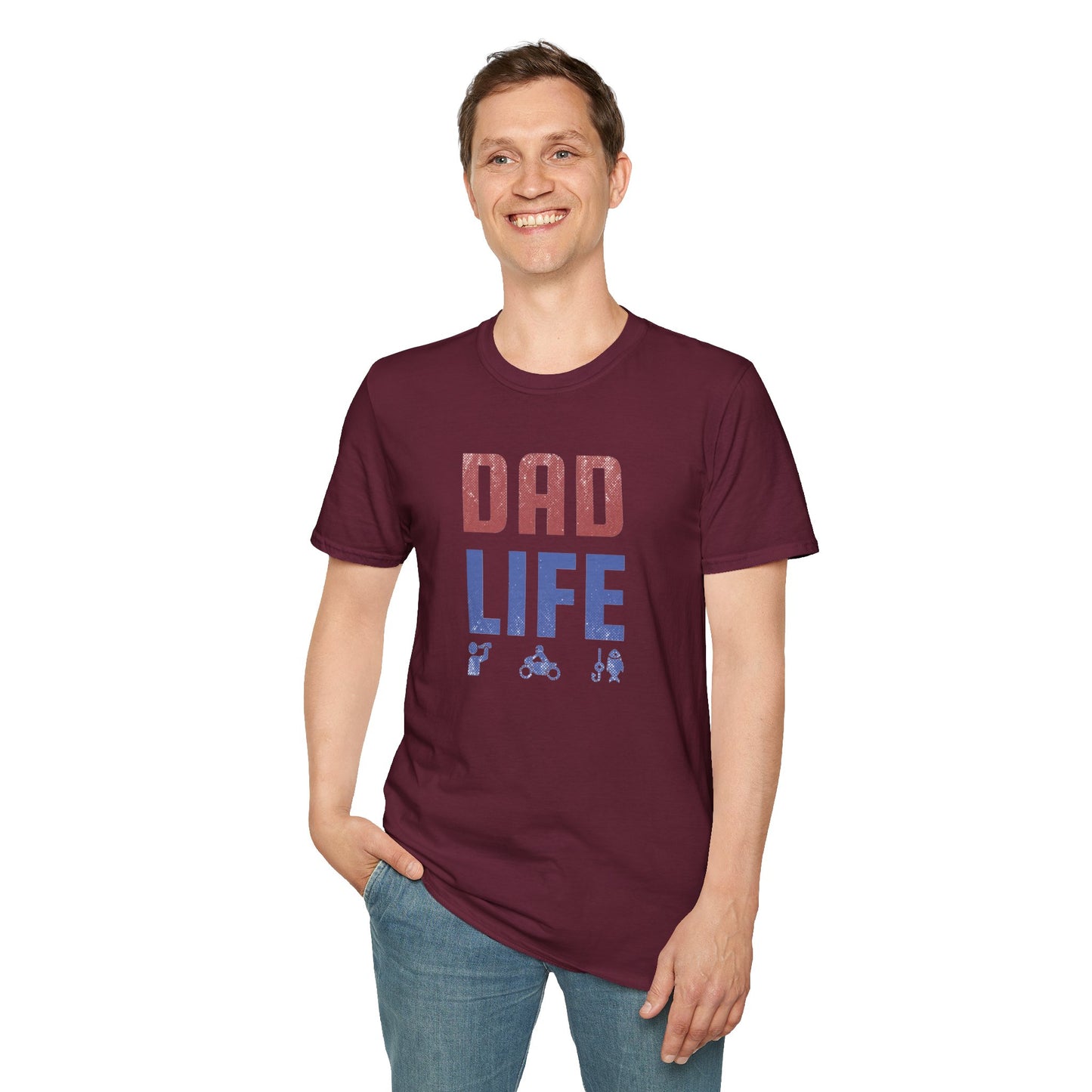 Dad Life Unisex Softstyle T-Shirt
